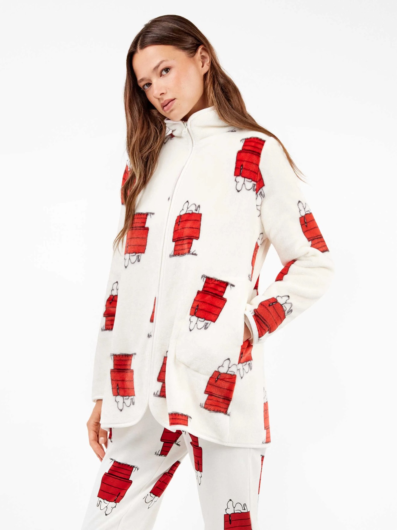 Roupo Polar com Estampado Snoopy
