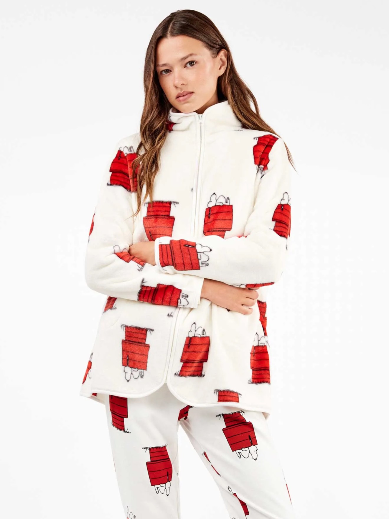 Roupo Polar com Estampado Snoopy