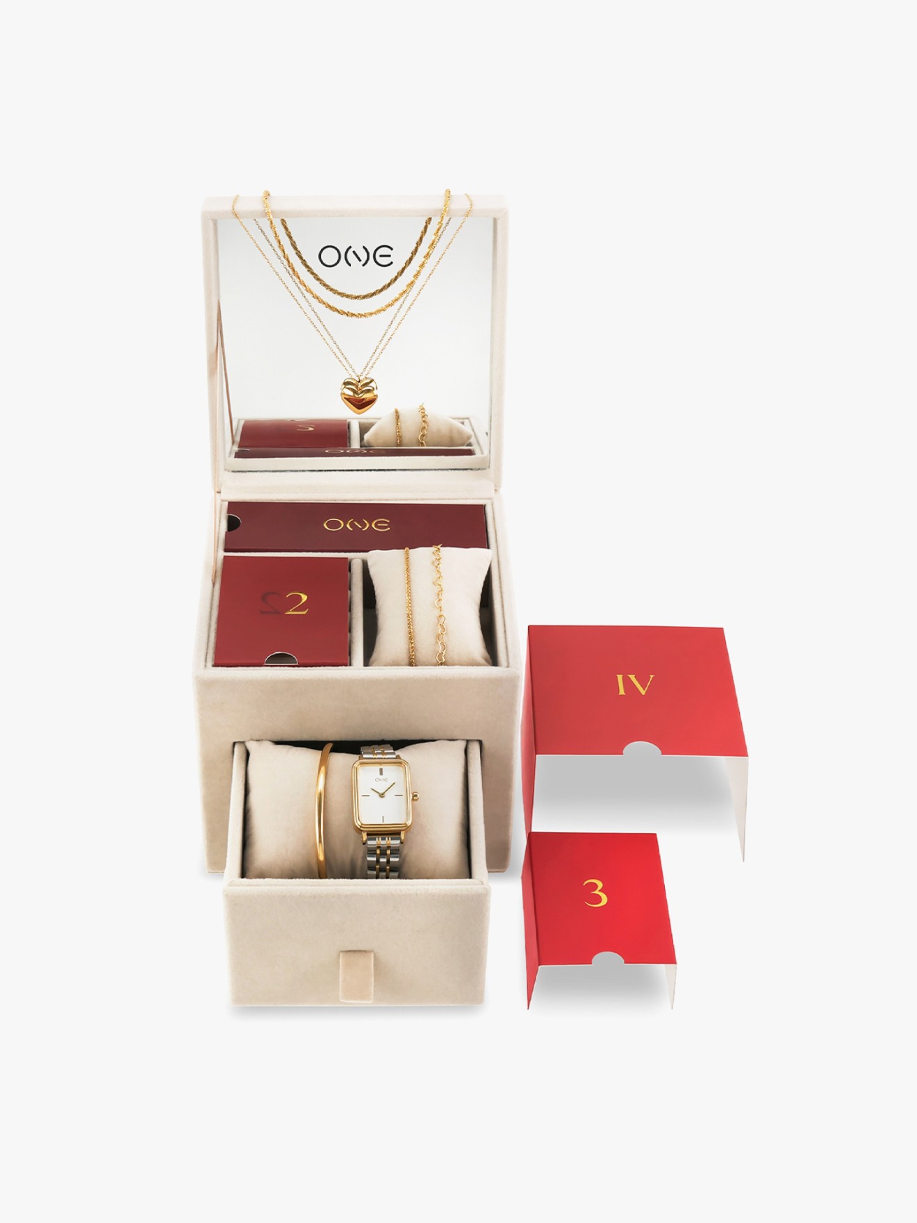 Calendrio do Advento One White