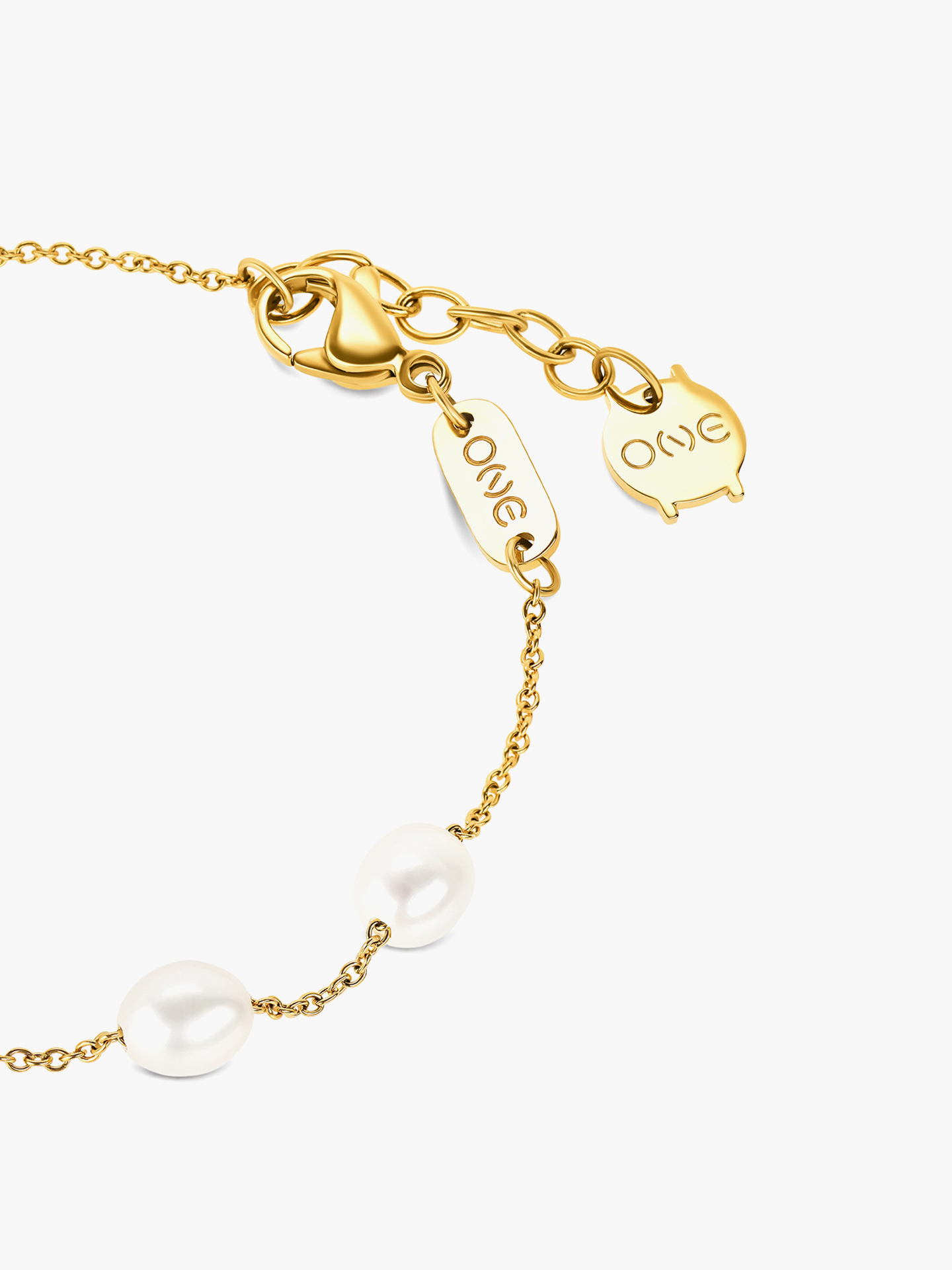 Pulseira One Senhora Rose Infinite Pearl Gold