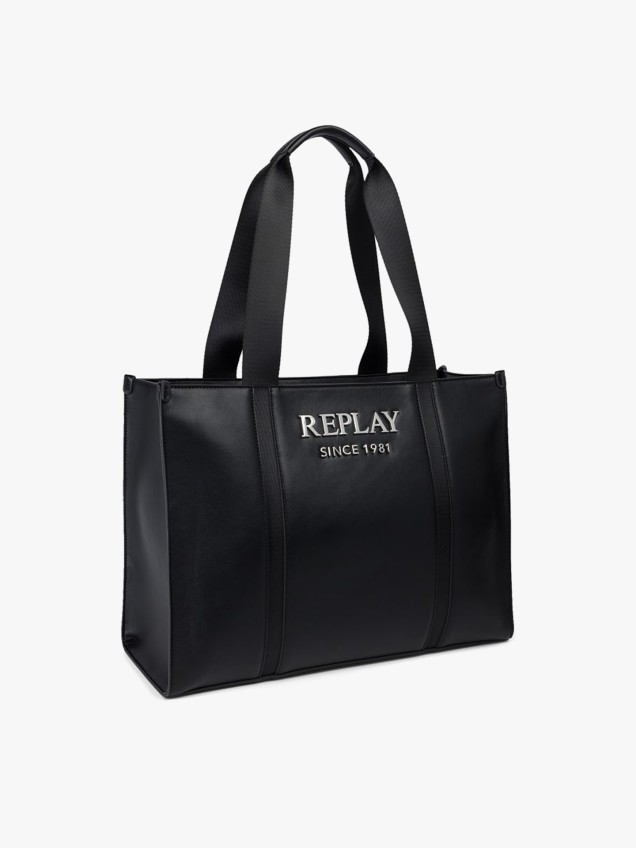 Tote Bag com Logótipo Metálico