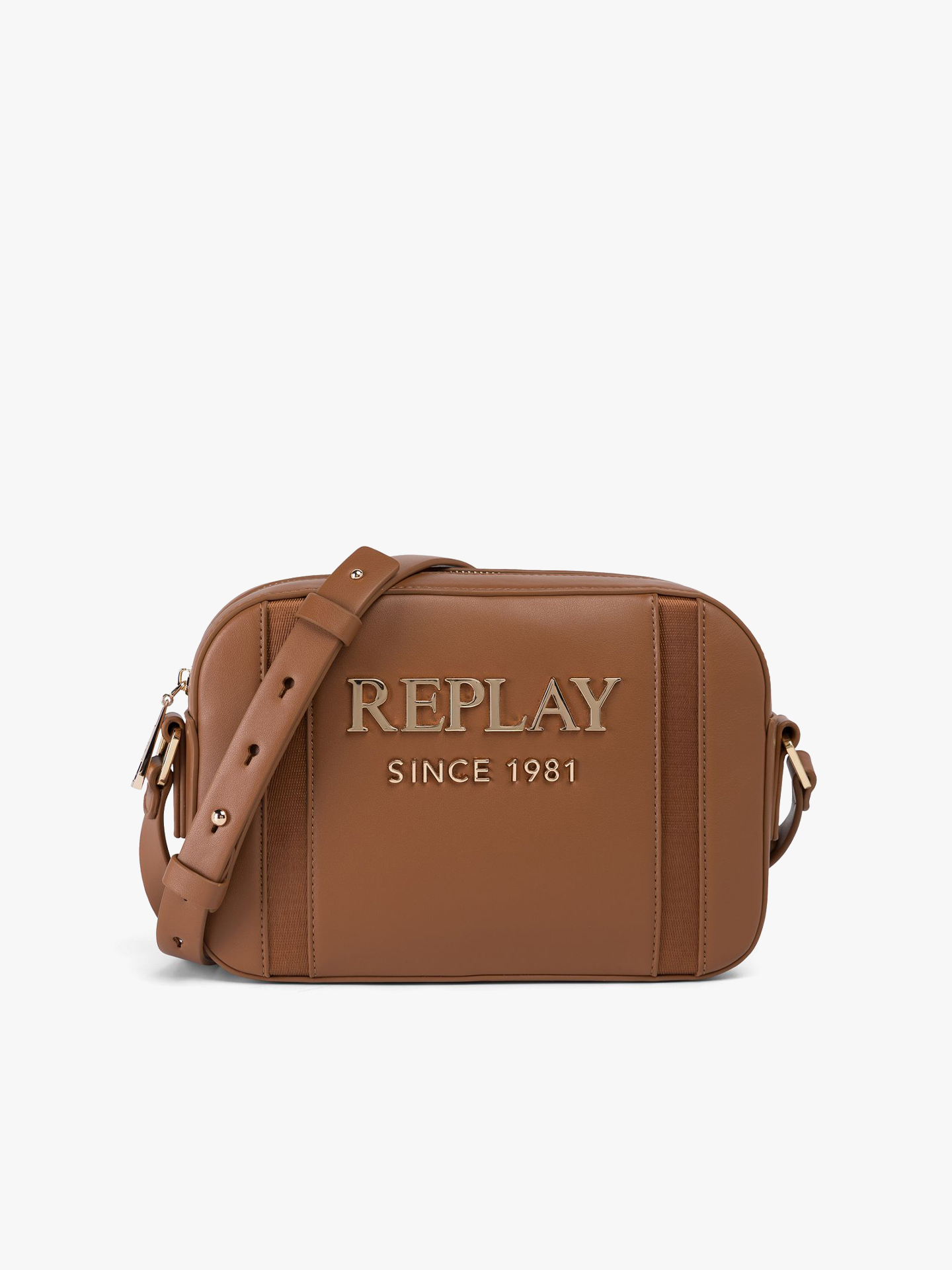 Mala Tiracolo com Logo Metálico