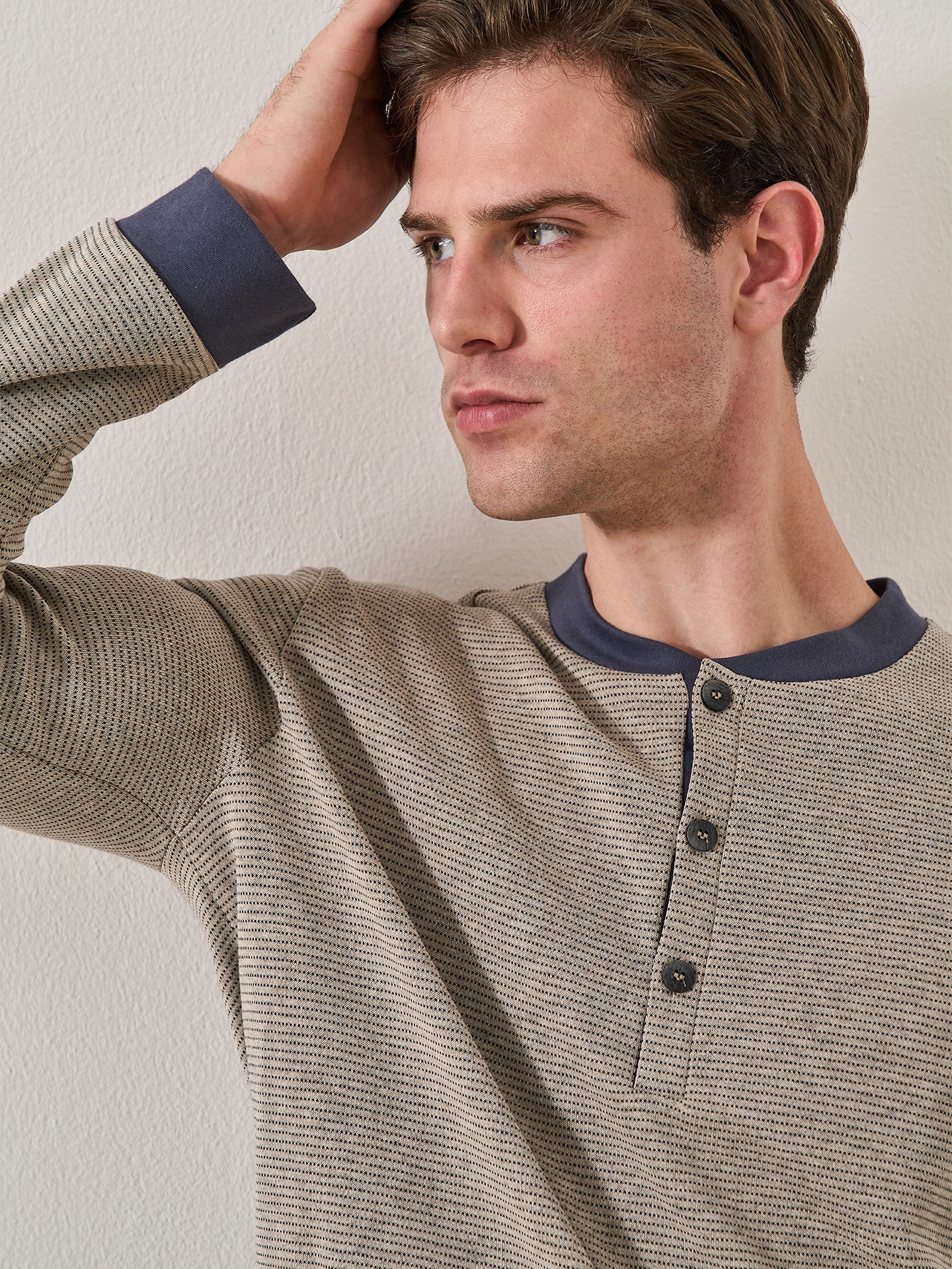 Pijama de Manga Comprida e Calças