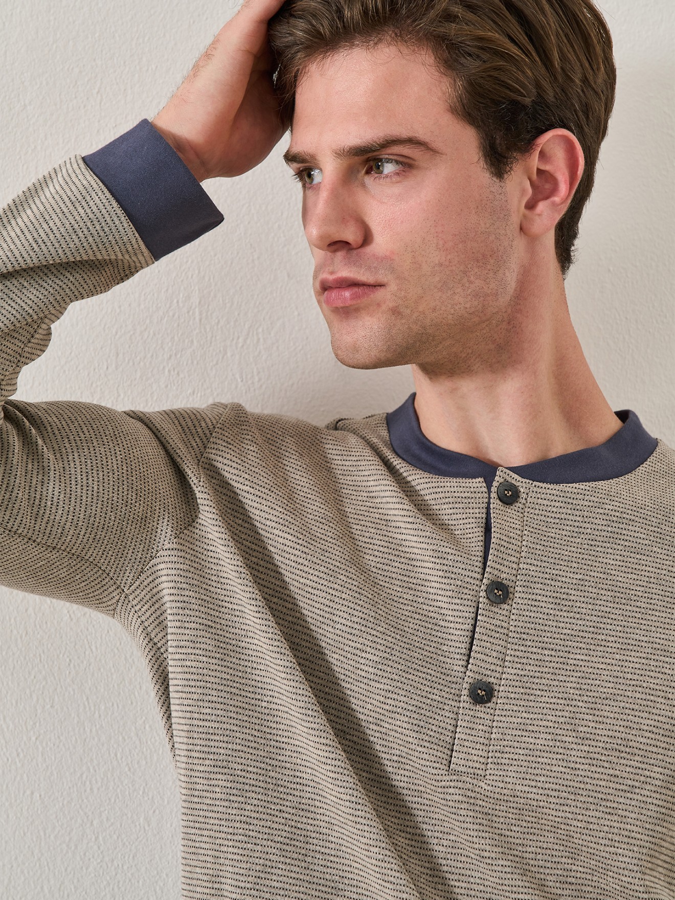 Pijama de Manga Comprida e Calças