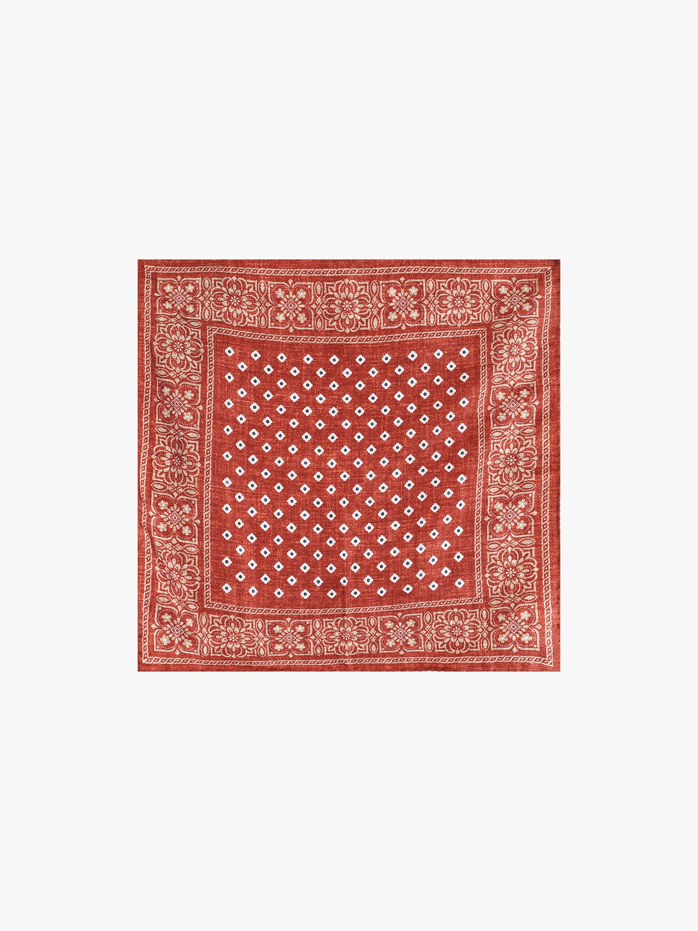 Leno de Bolso em Seda com Padro