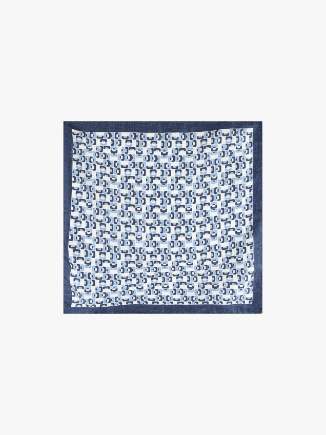 Leno de Bolso em Seda com Padro