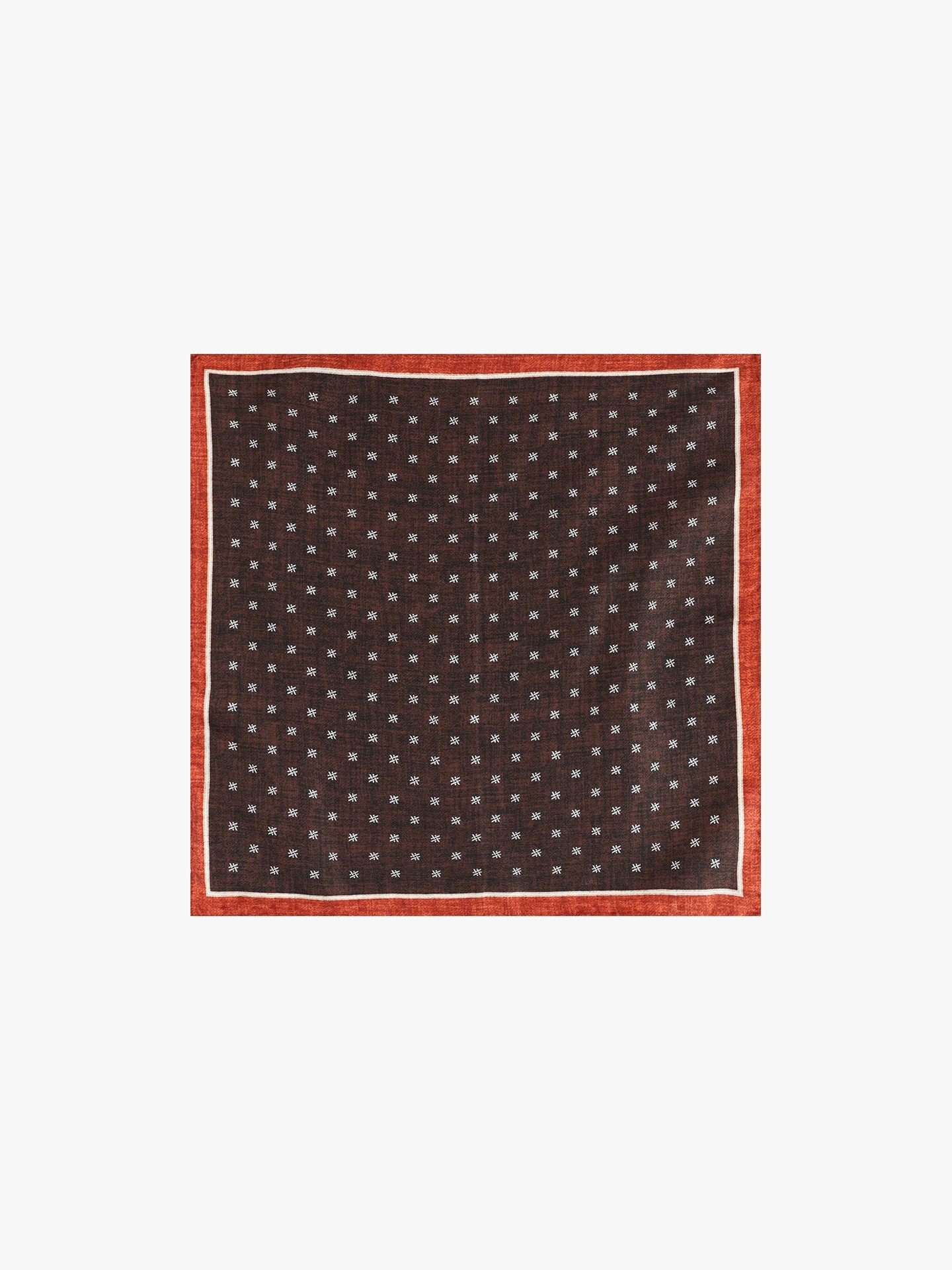 Leno de Bolso em Seda com Micropadro