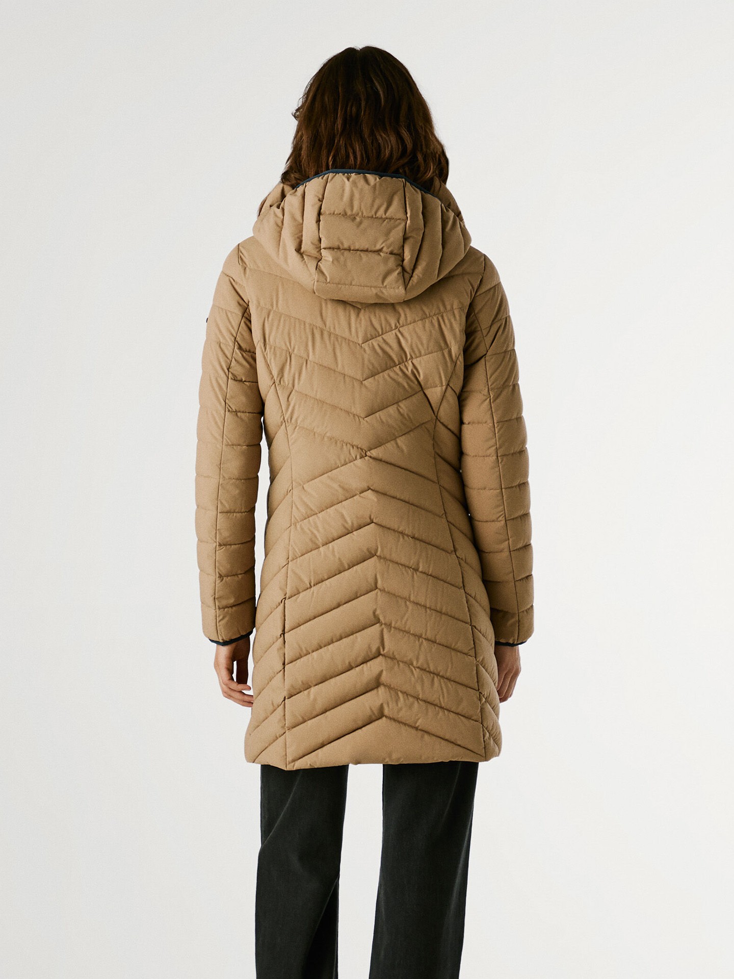 Casaco Comprido Acolchoado Sann Long