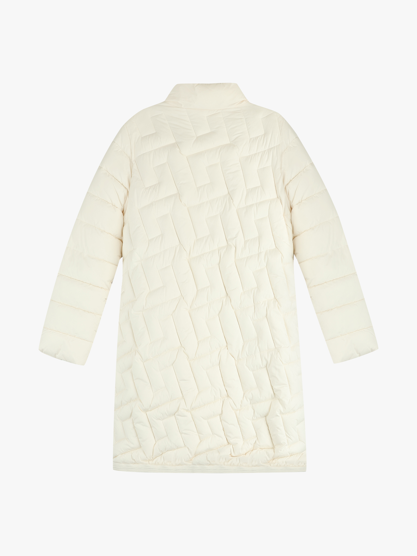 Parka Acolchoada com Gola Subida