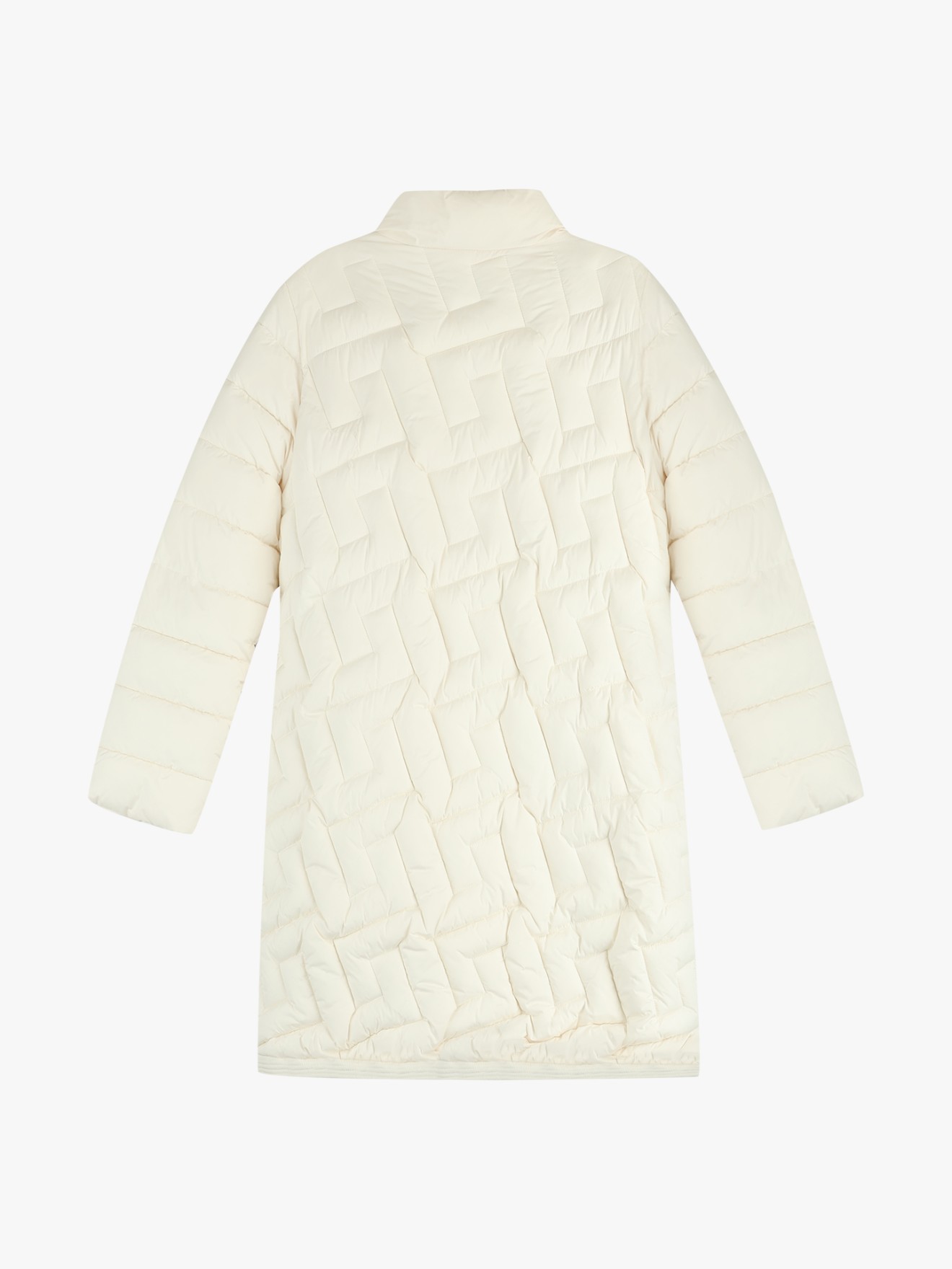 Parka Acolchoada com Gola Subida