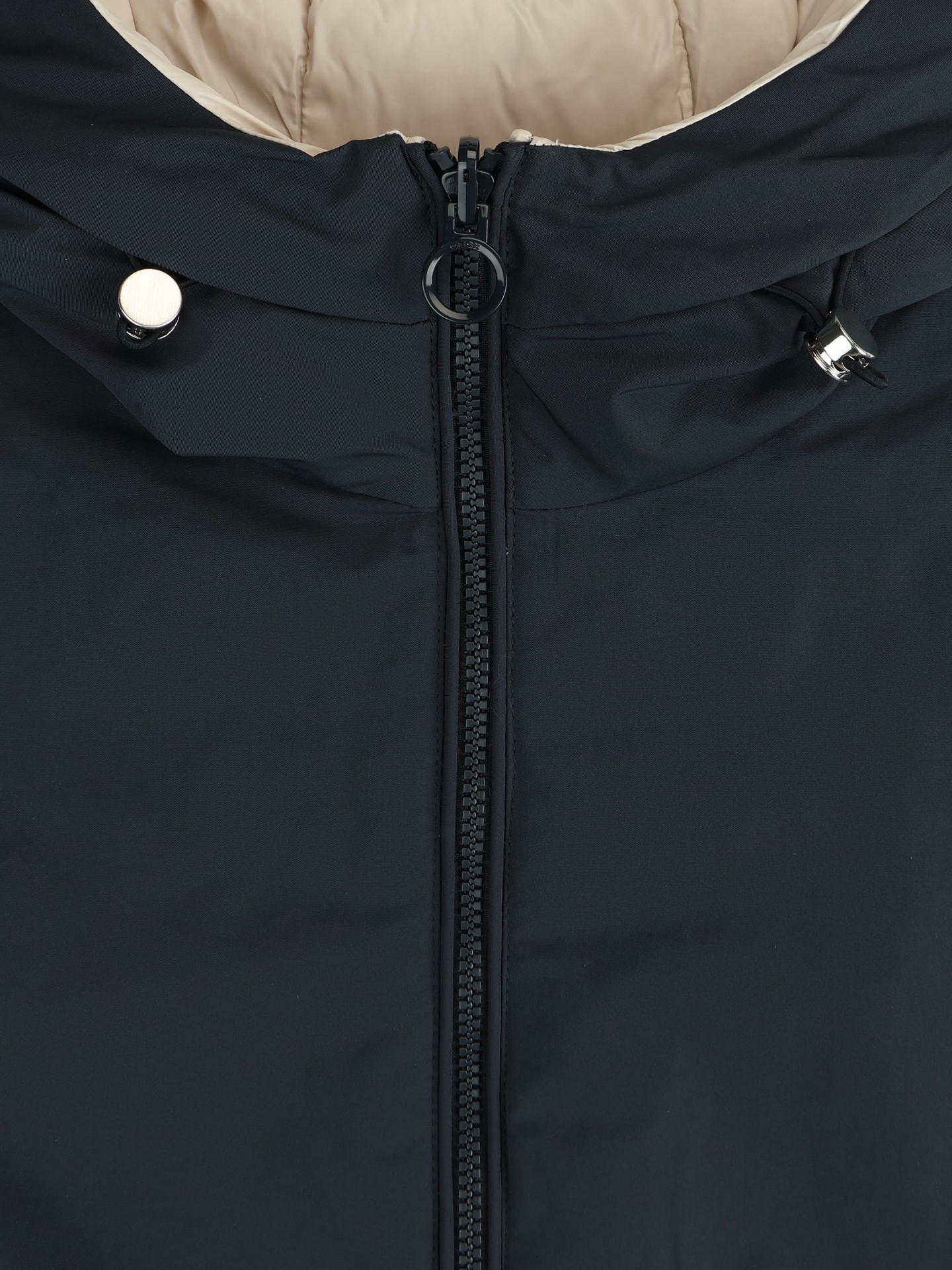 Parka Comprida com Capuz Acolchoado