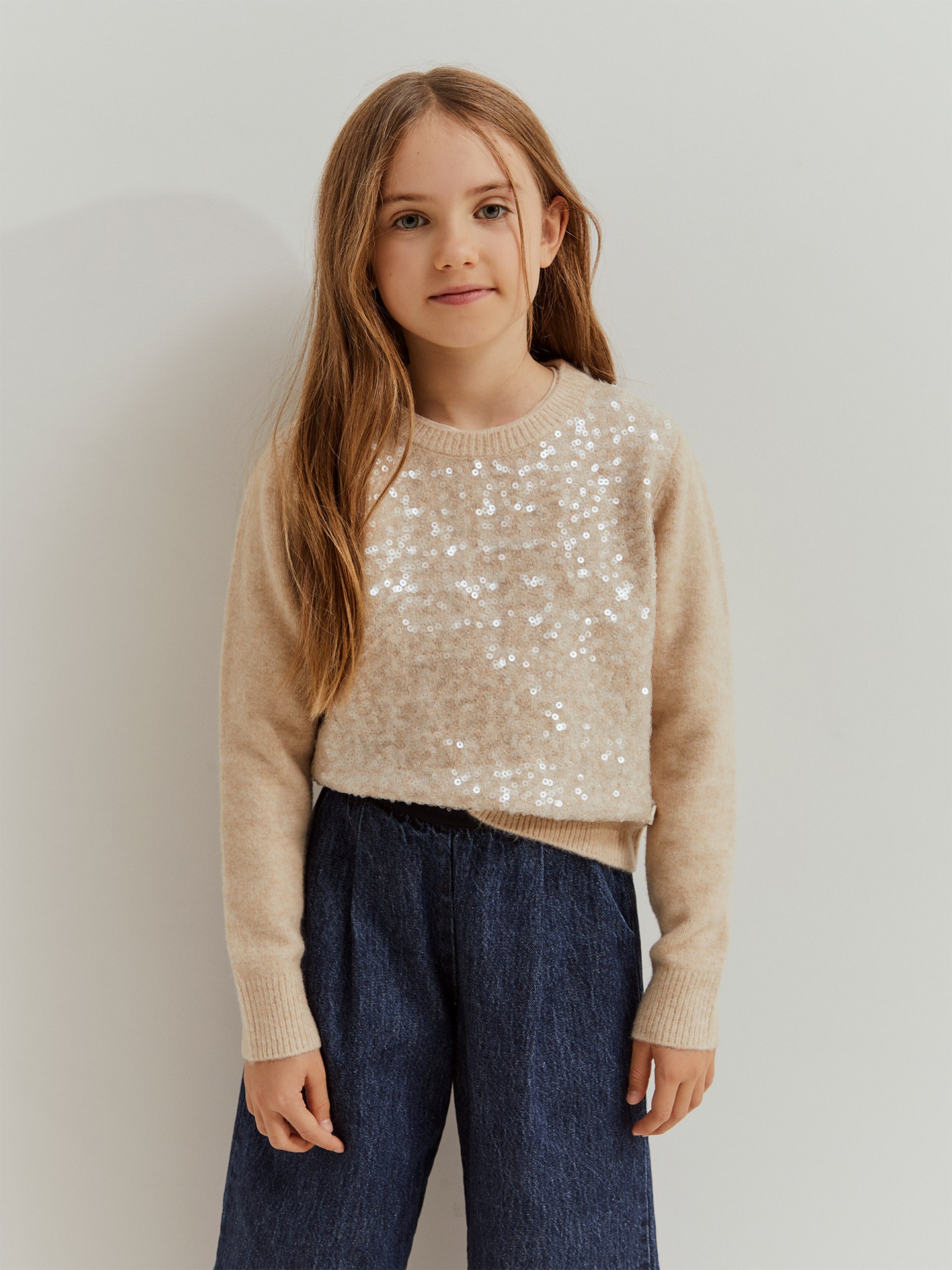 Camisola de Malha com Lantejoulas