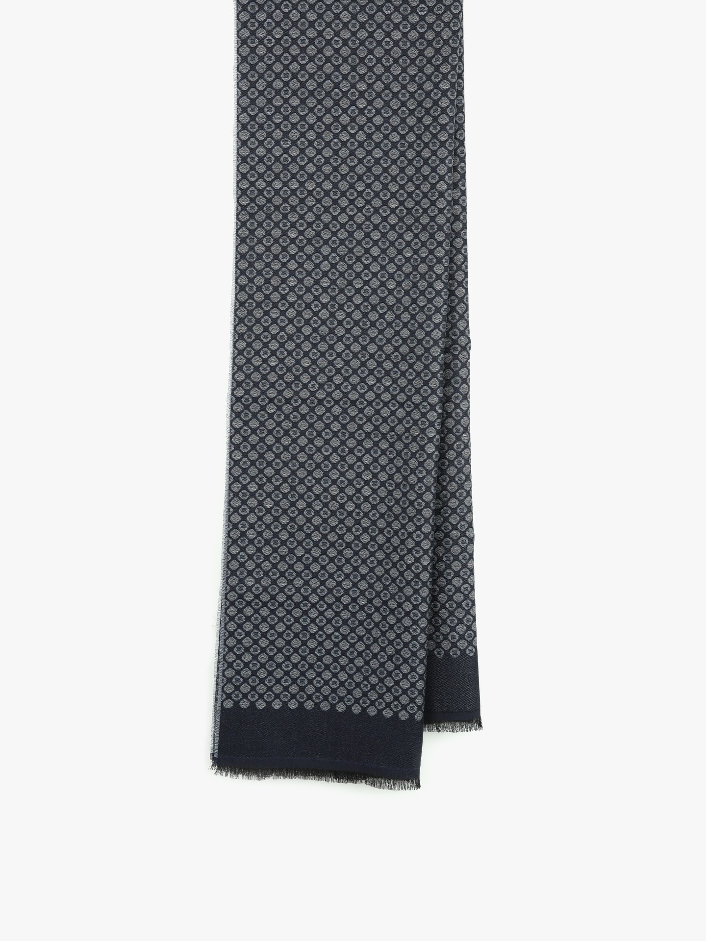 Echarpe Retangular com Padrão Geométrico