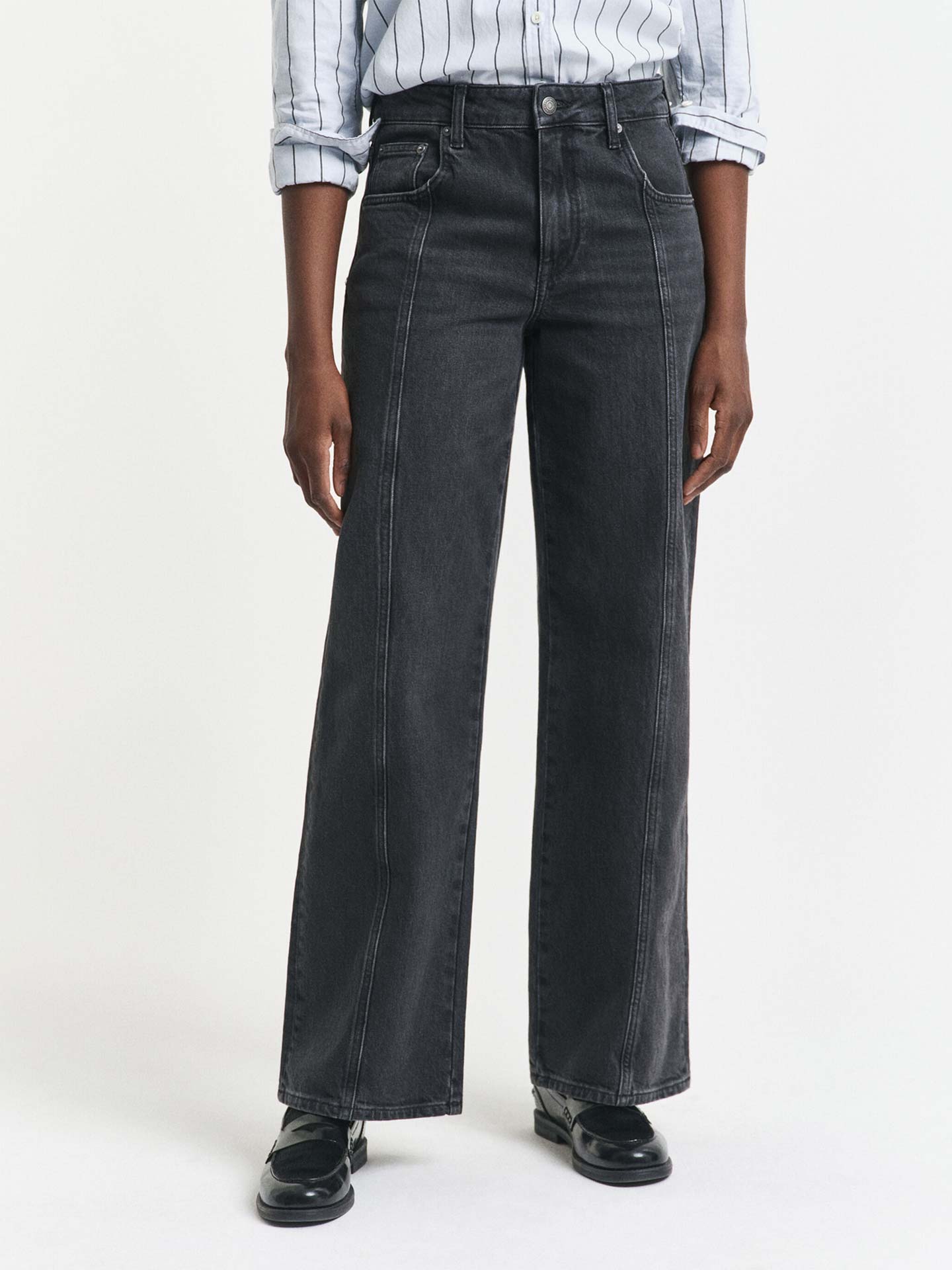 Calças de Ganga Relaxed Fit