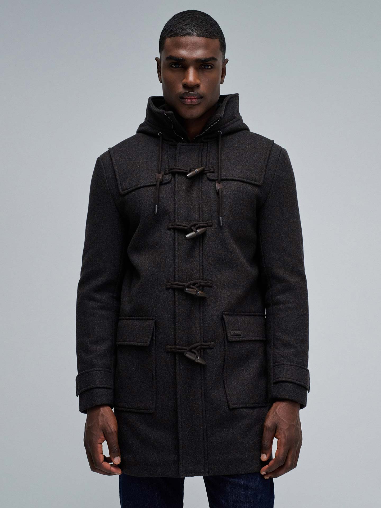 Casaco Canadiana de com Capuz