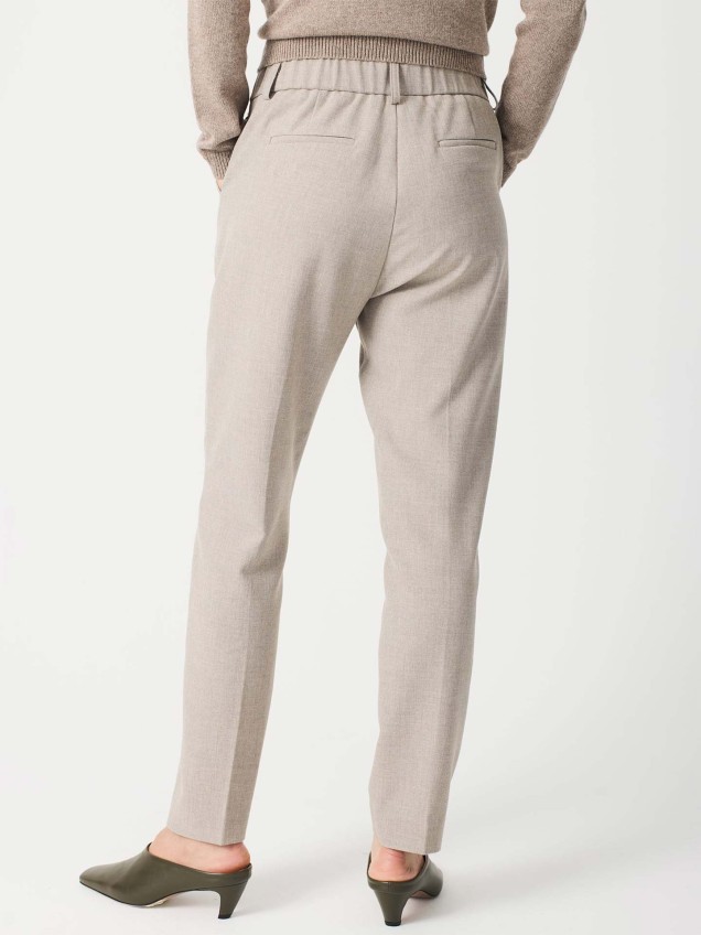 Calças de Alfaiataria com Corte Reto