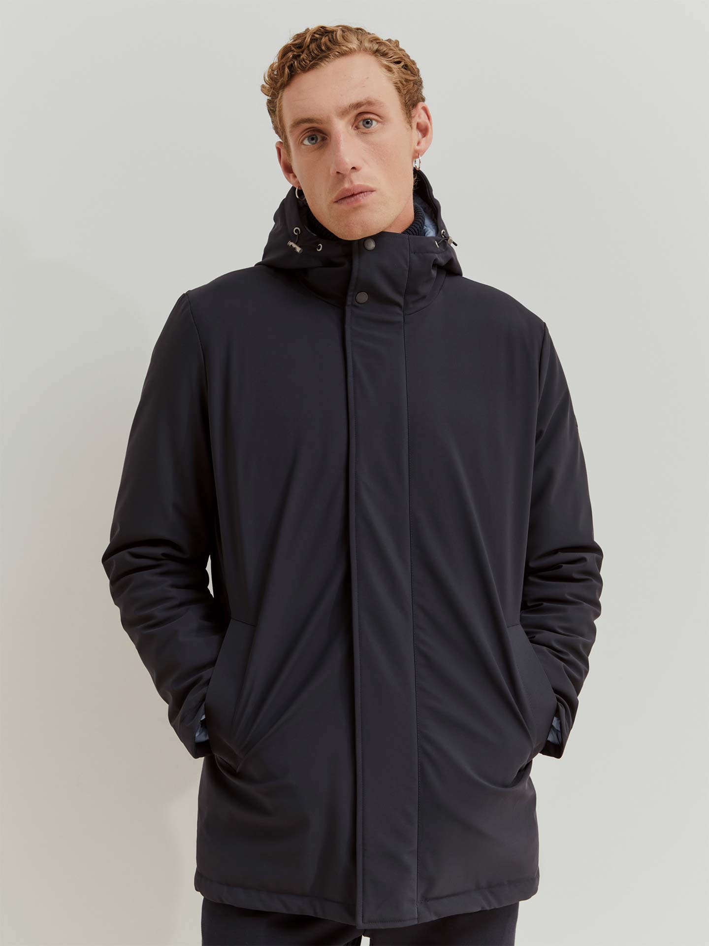 Parka Acolchoada com Capuz