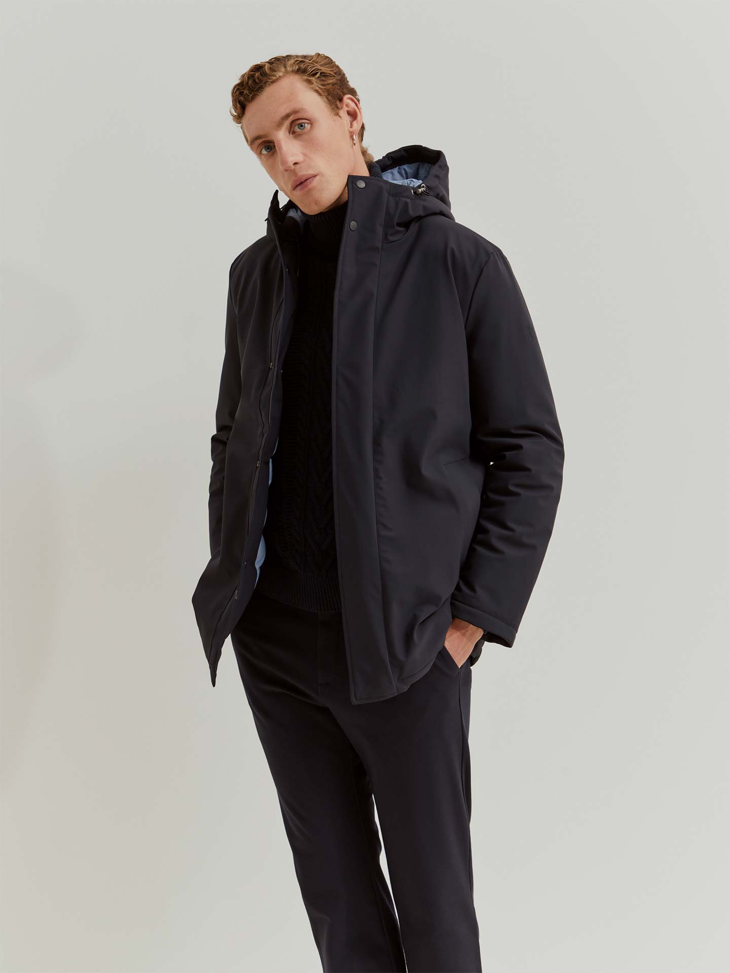 Parka Acolchoada com Capuz