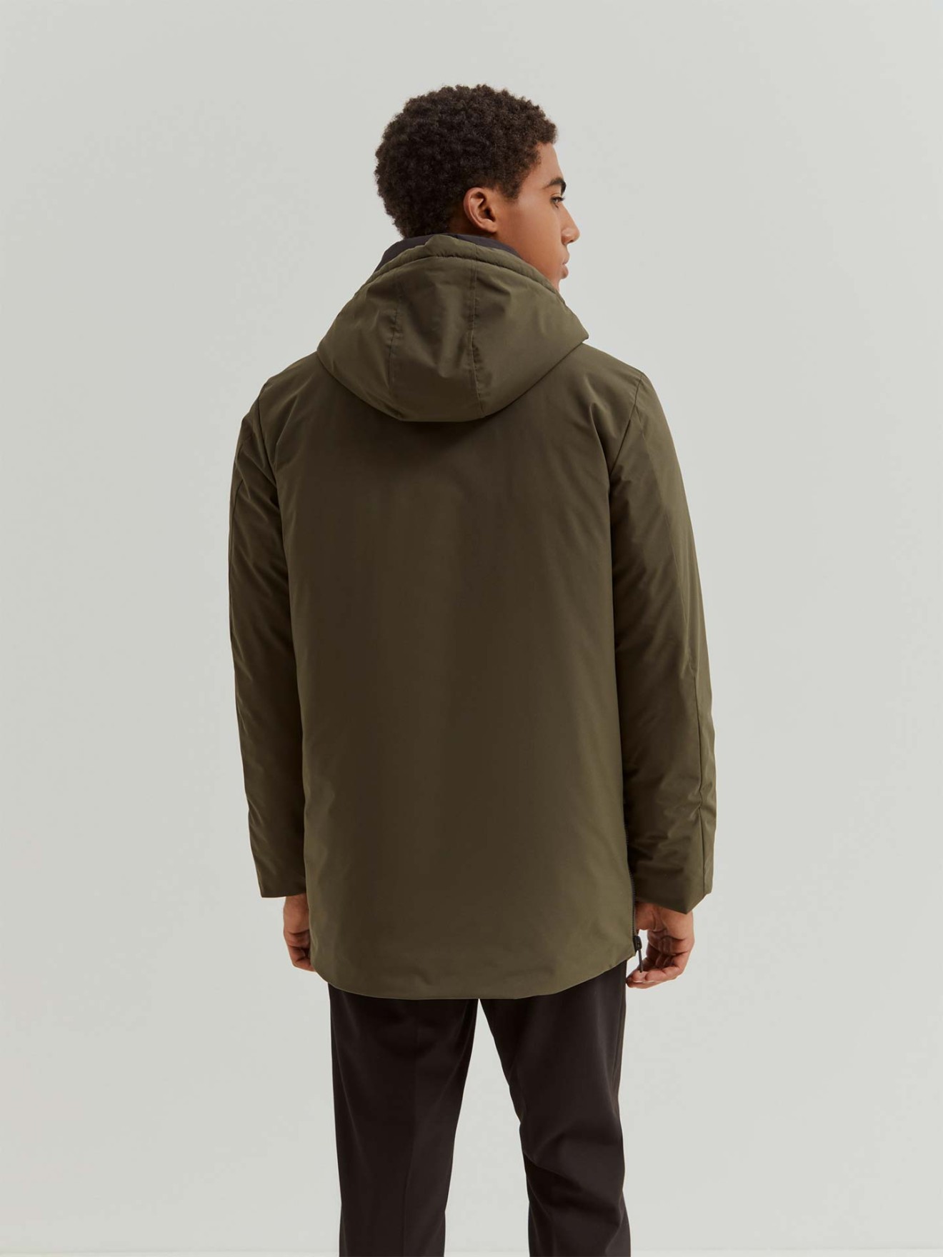 Parka Acolchoada com Capuz