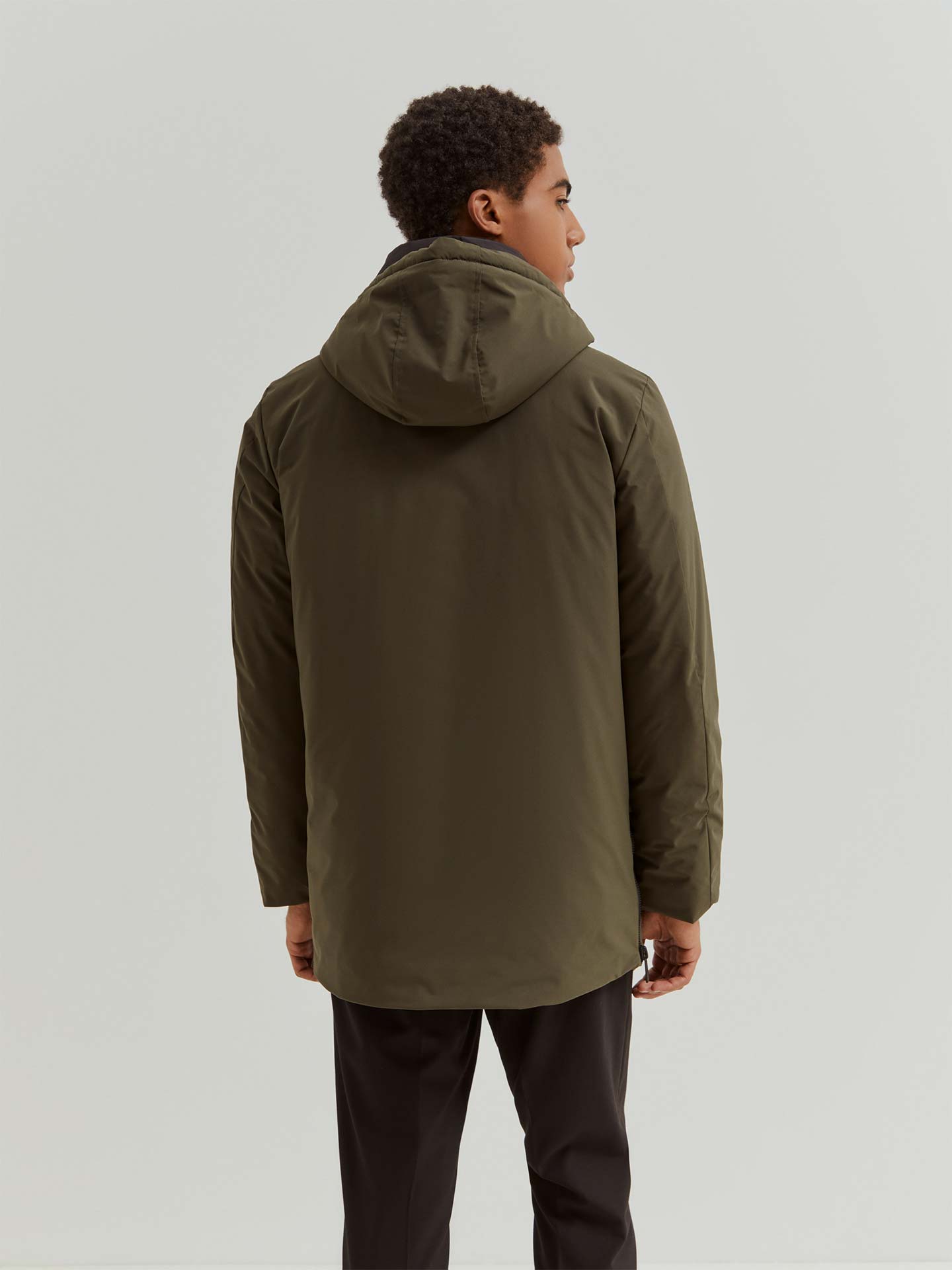 Parka Acolchoada com Capuz