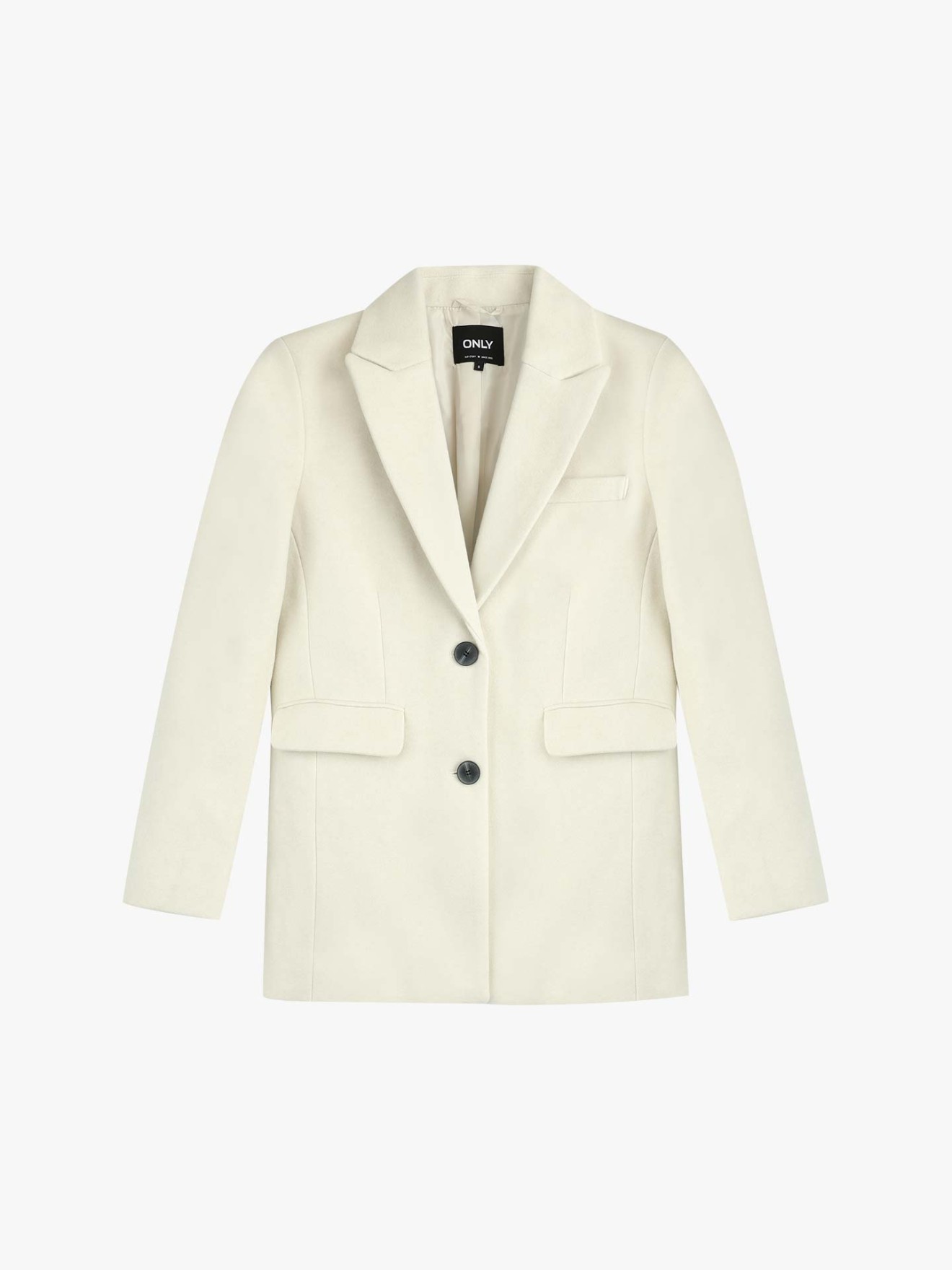 Blazer com Gola de Lapela