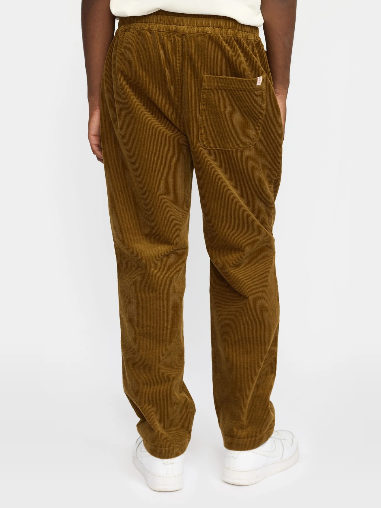 Cal�as de Bombazina com Cintura El�stica