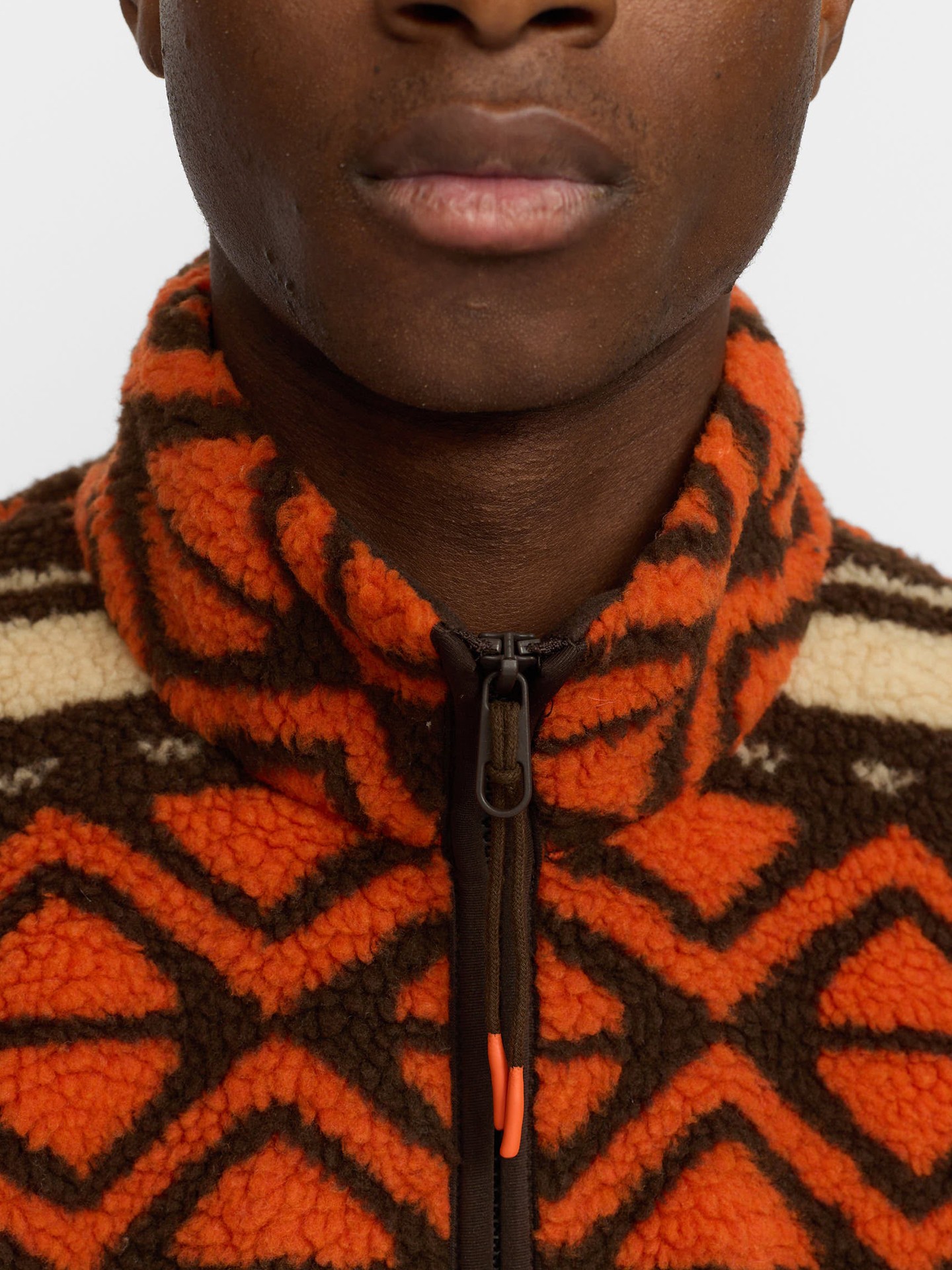 Casaco Polar com Gola Alta