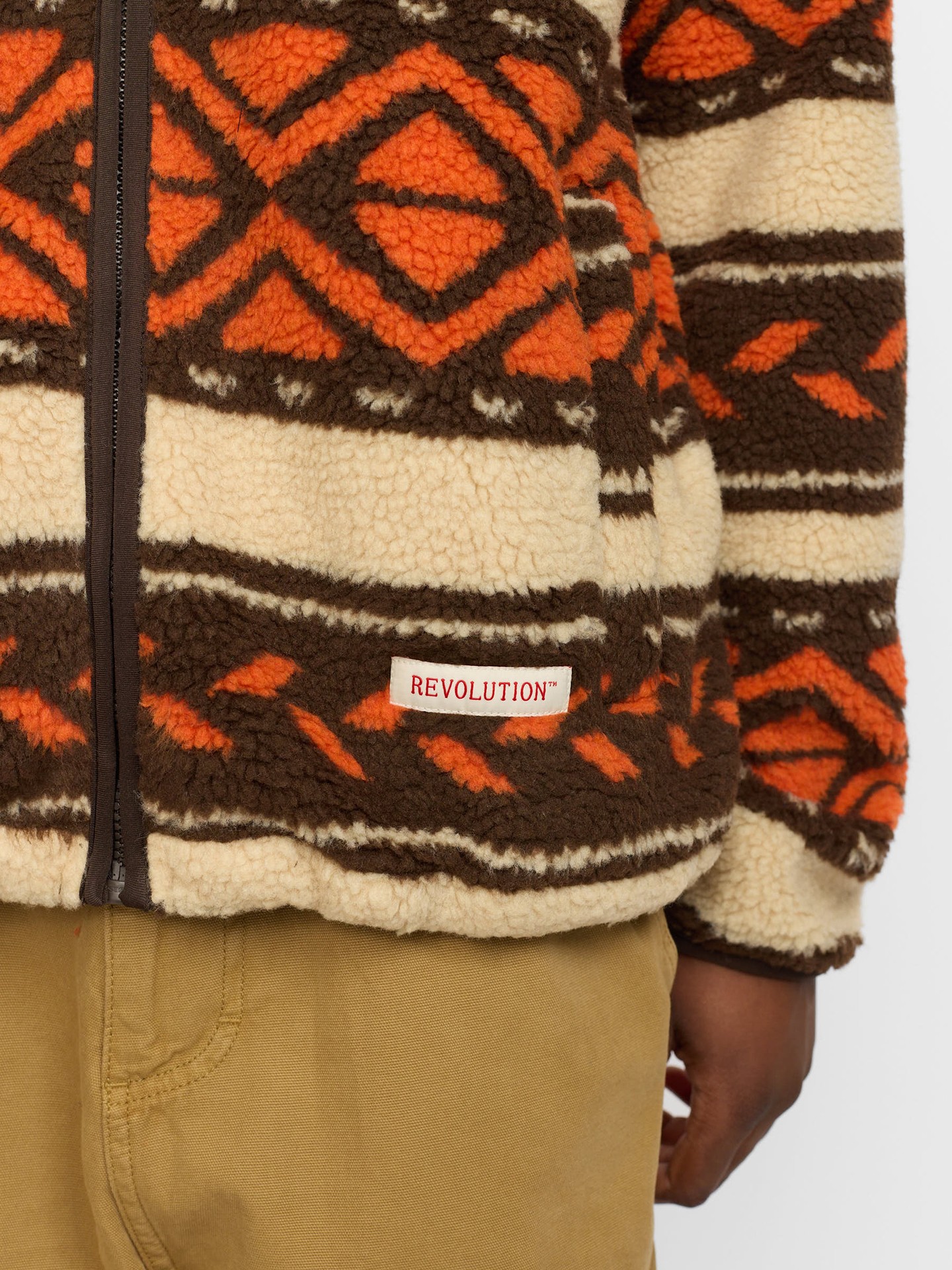 Casaco Polar com Gola Alta