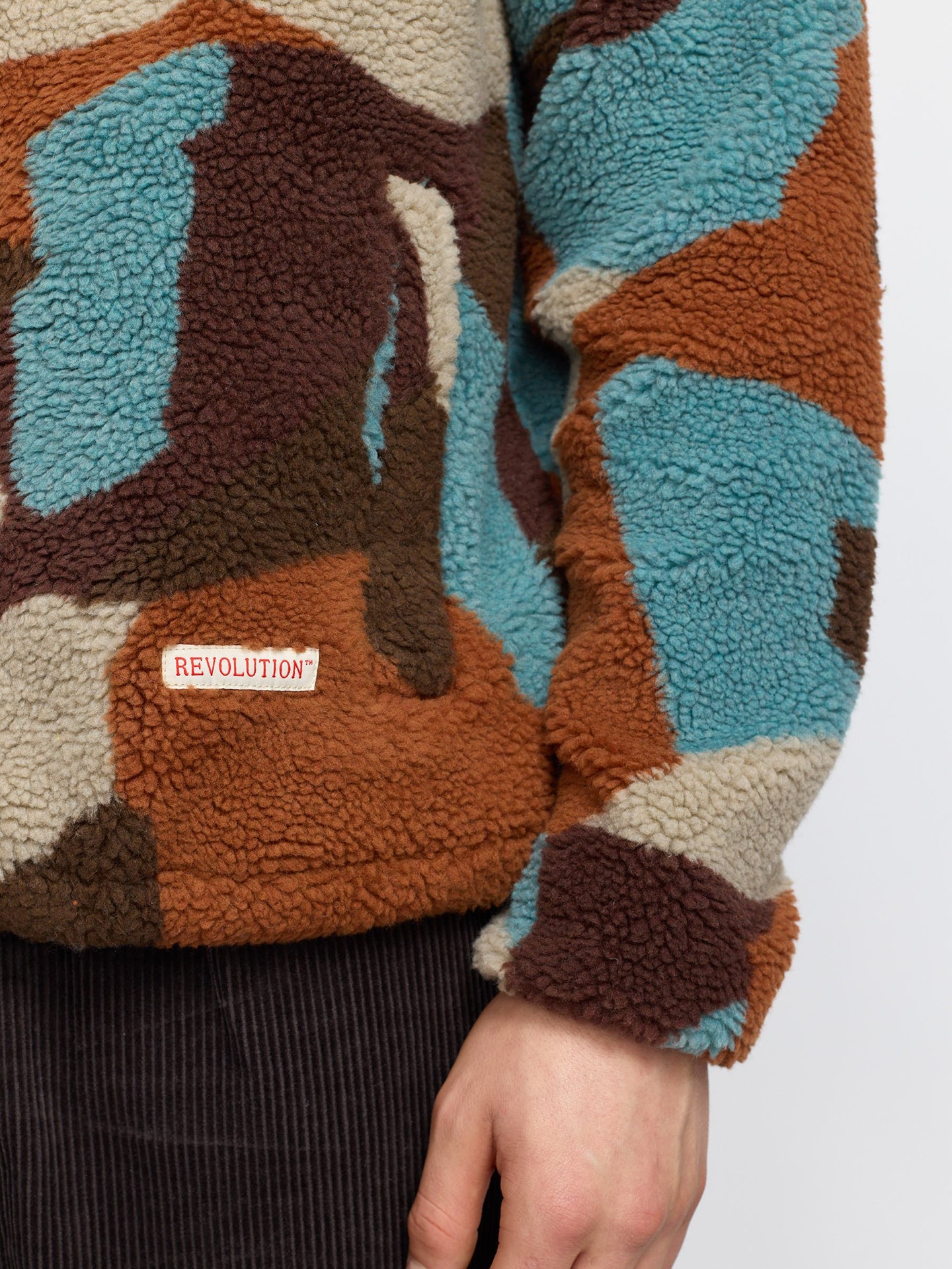 Casaco Polar com Gola Alta