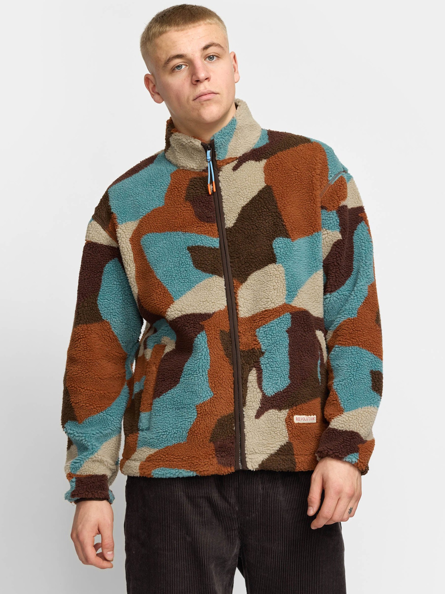 Casaco Polar com Gola Alta