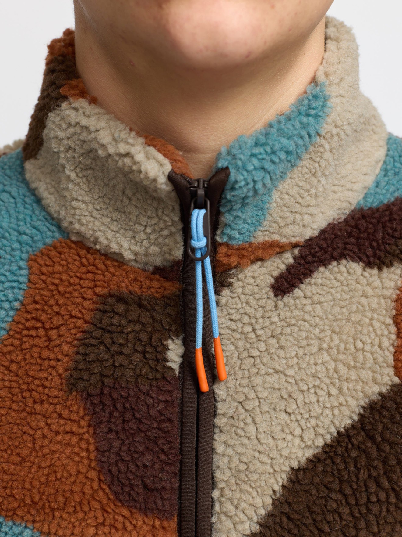 Casaco Polar com Gola Alta