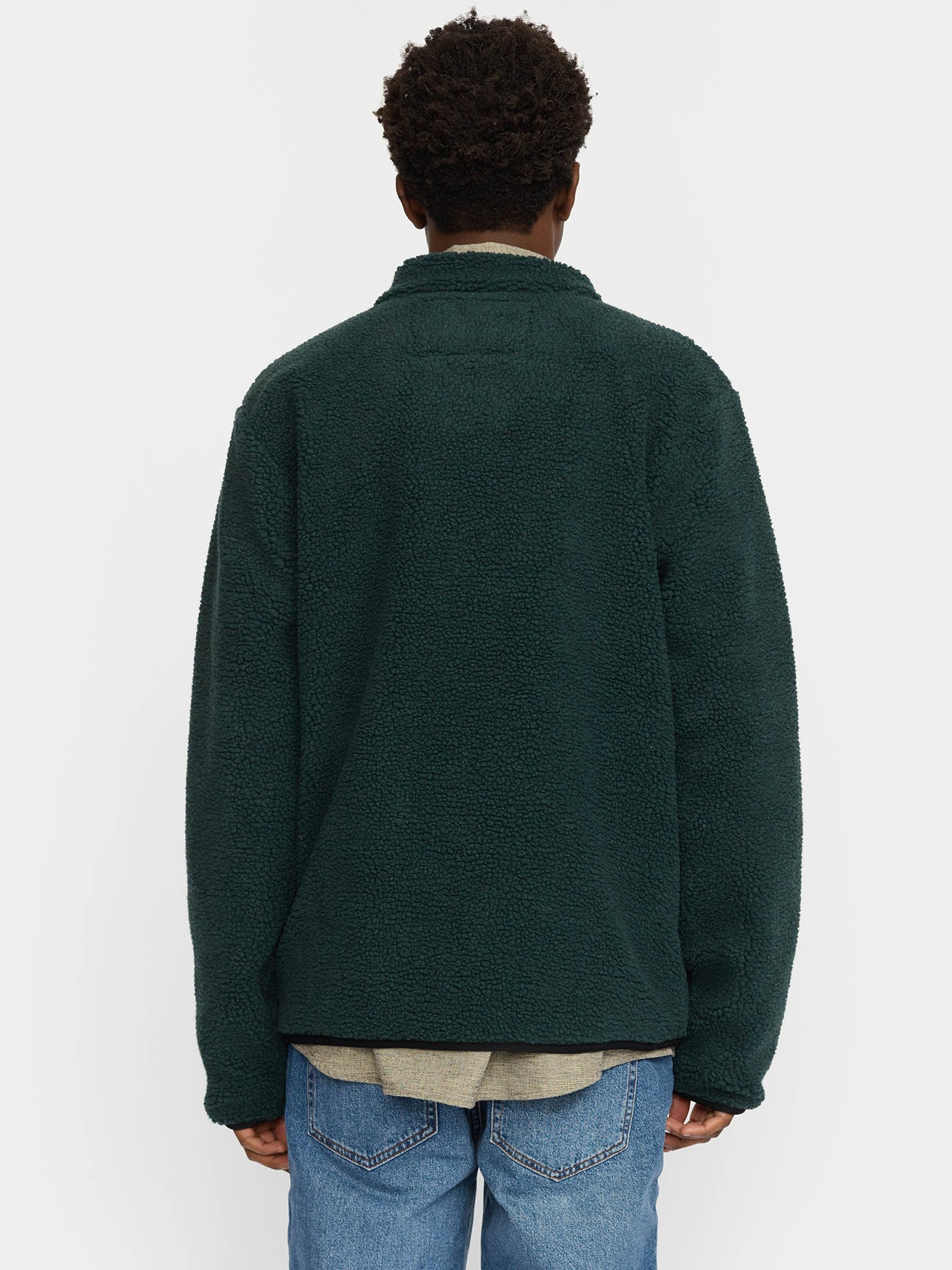 Casaco Polar com Gola Alta