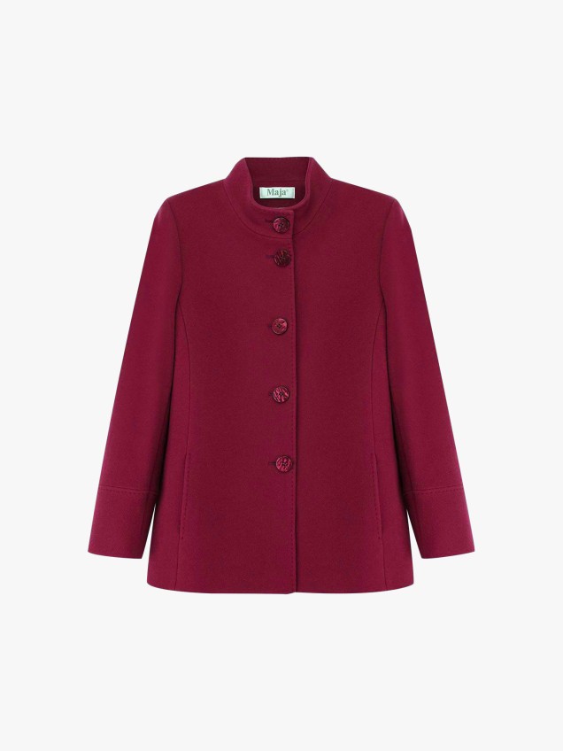 Casaco com Gola Subida