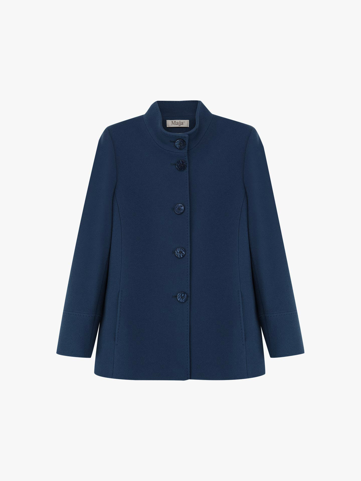 Casaco com Gola Subida