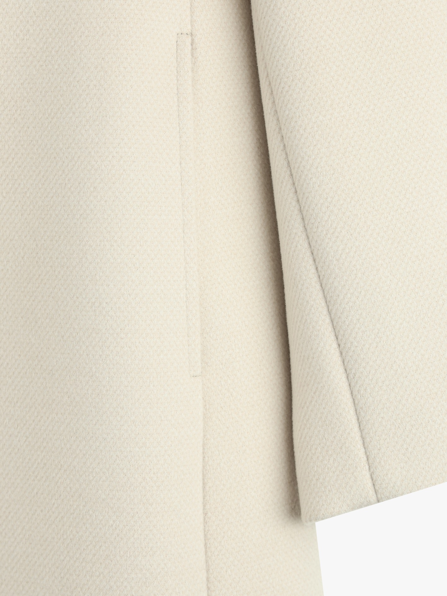 Casaco com Gola Larga de Pelo