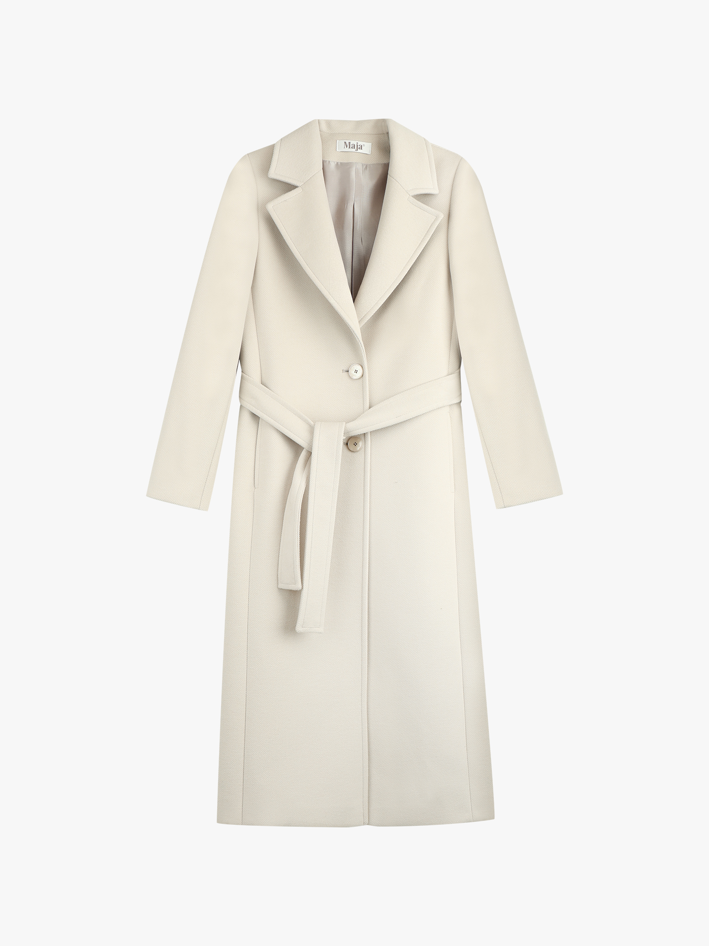 Sobretudo com Gola de Lapela