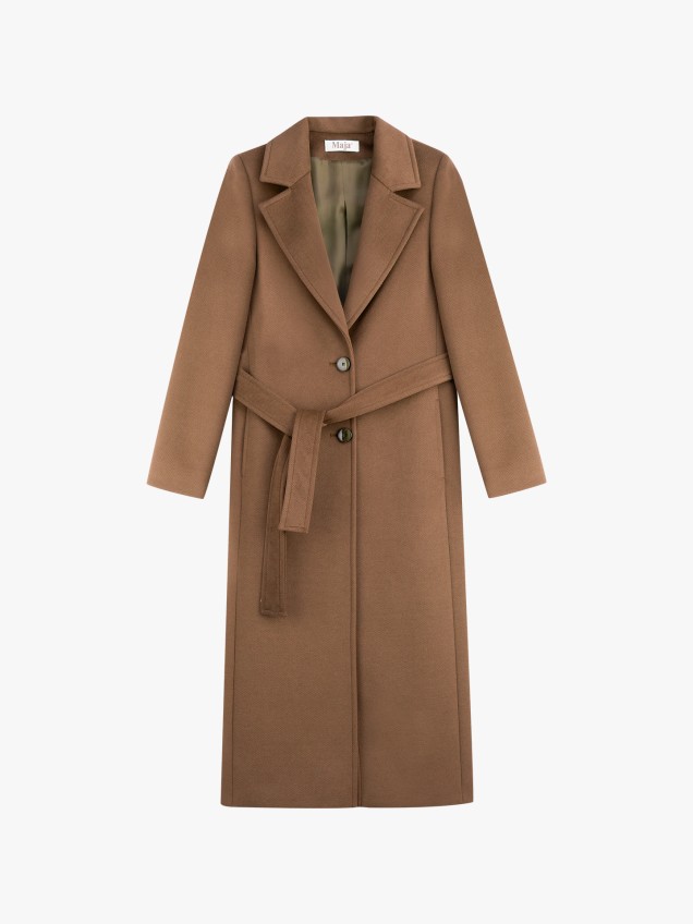 Sobretudo com Gola de Lapela