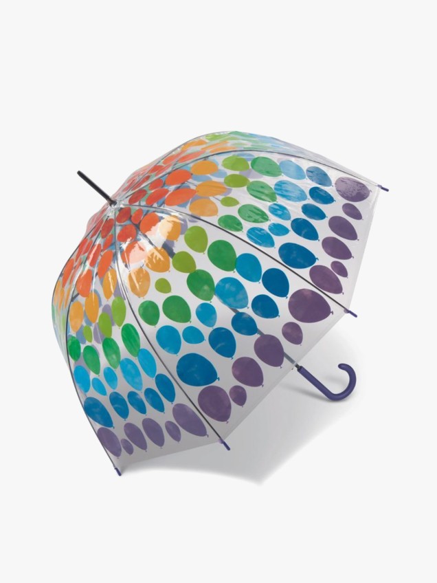 Guarda-Chuva Transparente com Padr�o