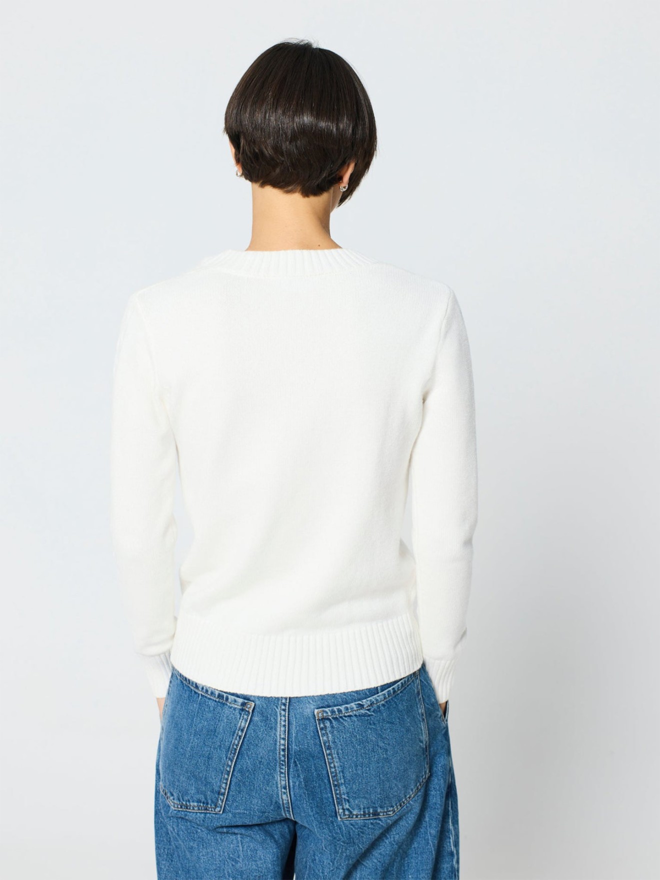 Camisola de Malha com Detalhe Tran�ado