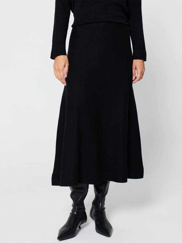 Saia Midi Evas em Malha