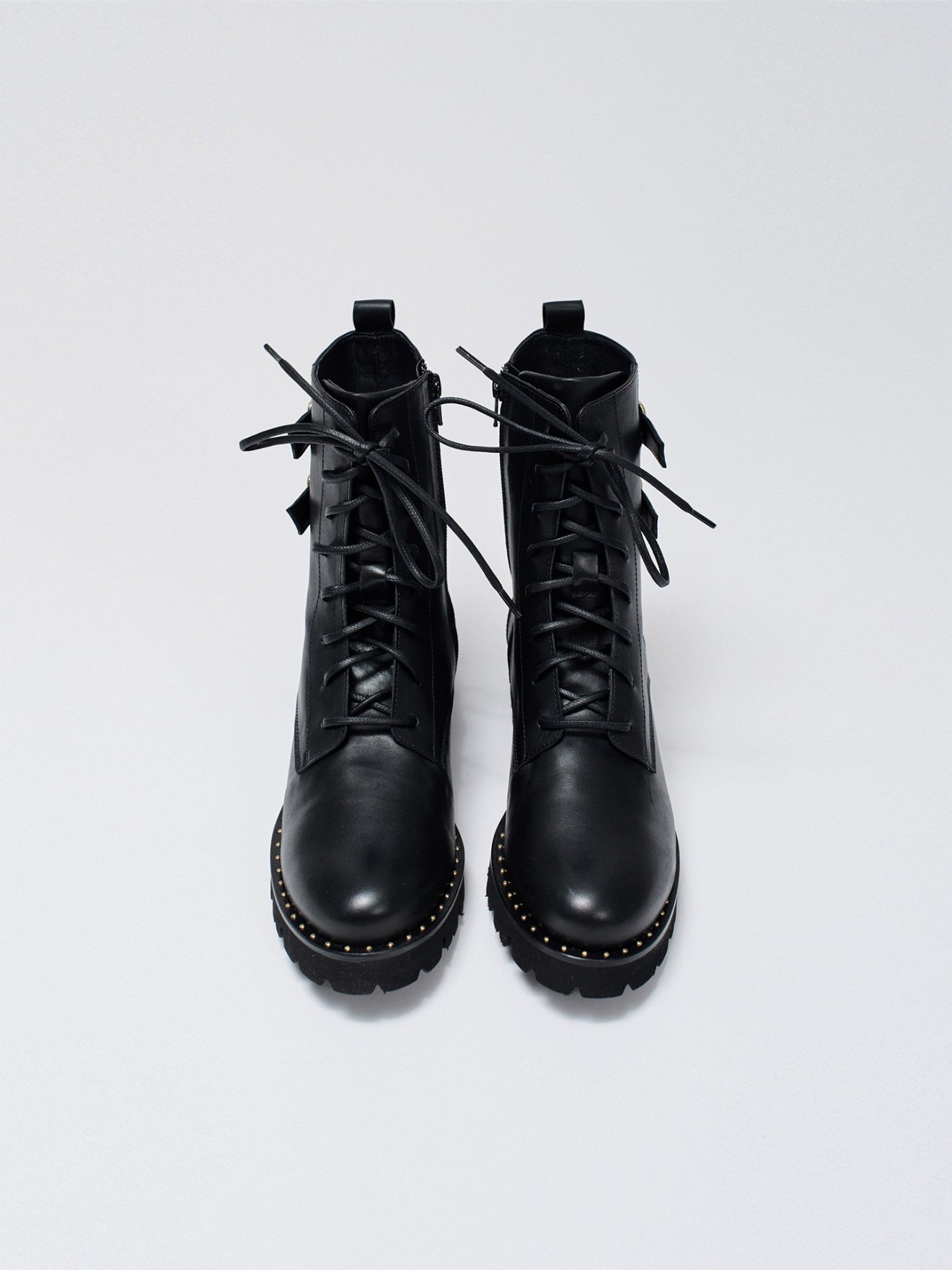 Botas Militares em Pele