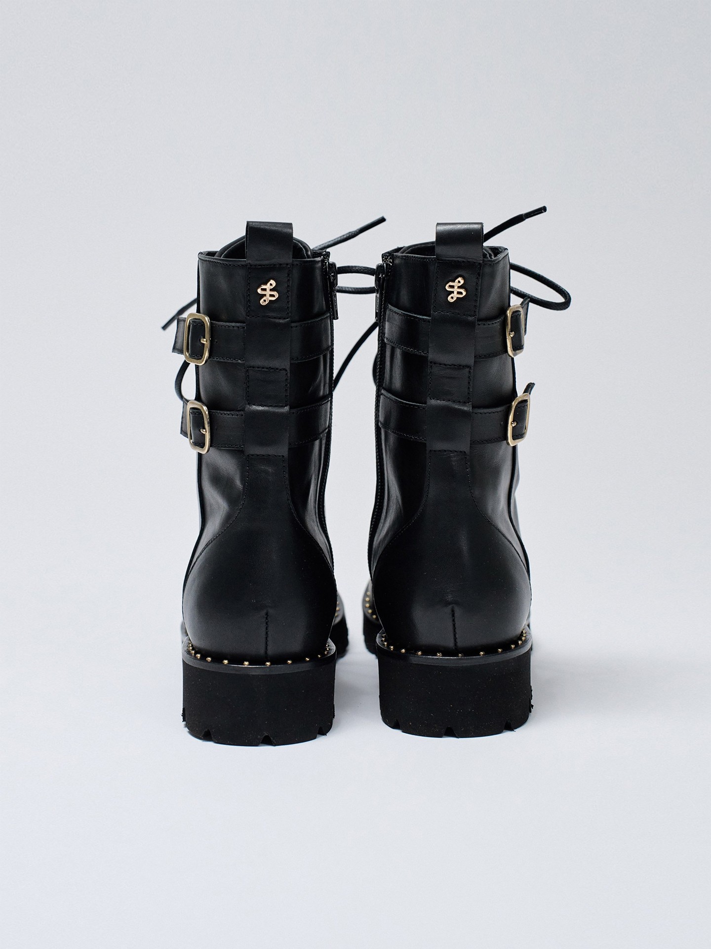 Botas Militares em Pele