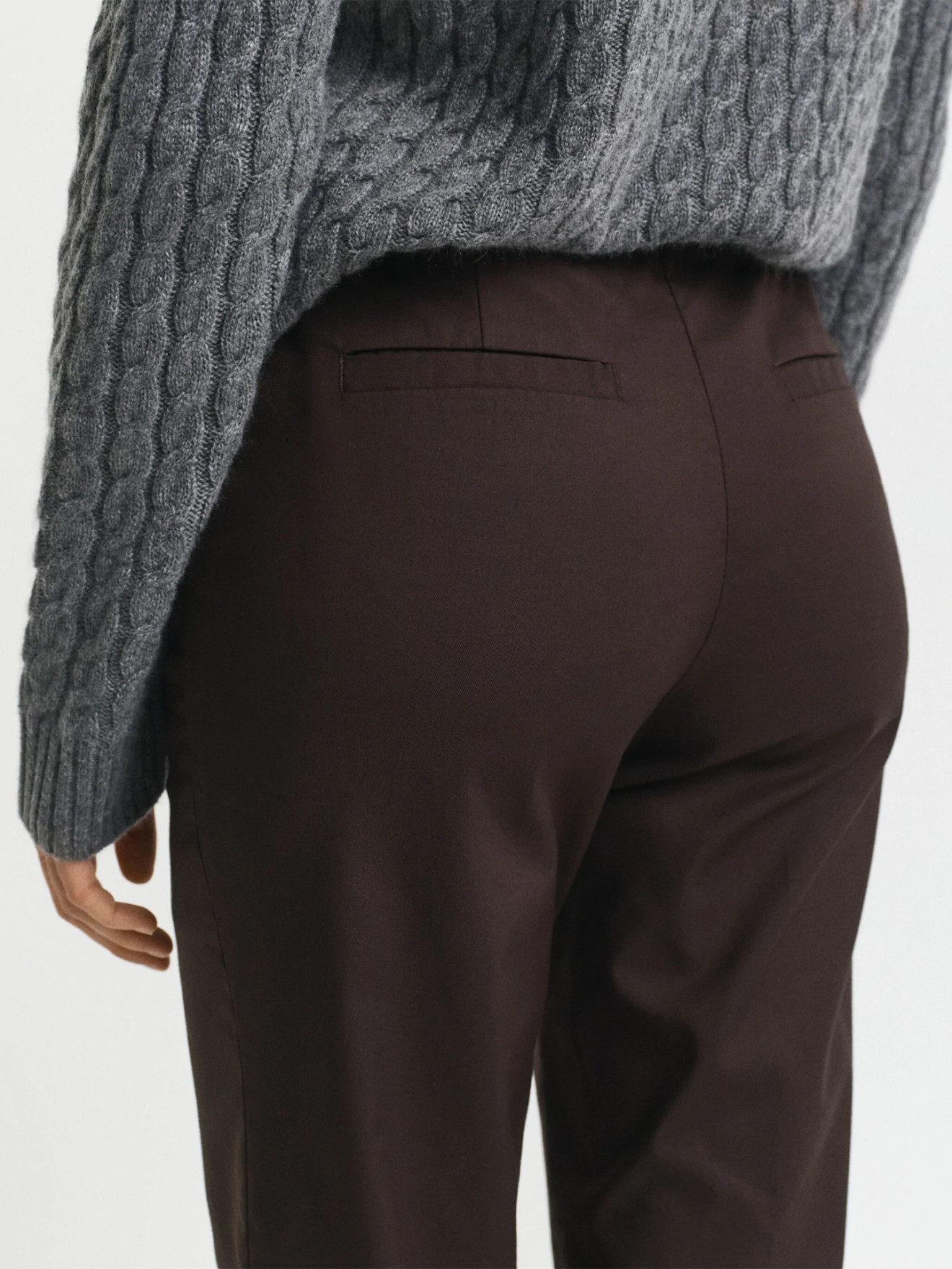 Calças Cigarette Fit