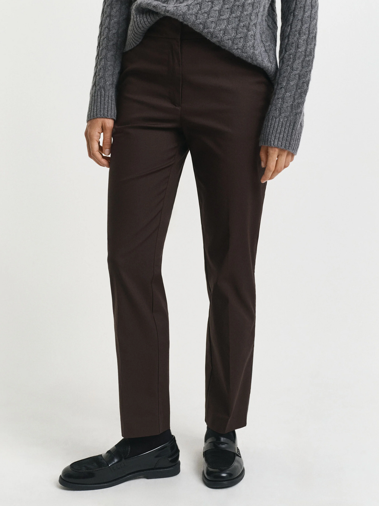 Calças Cigarette Fit