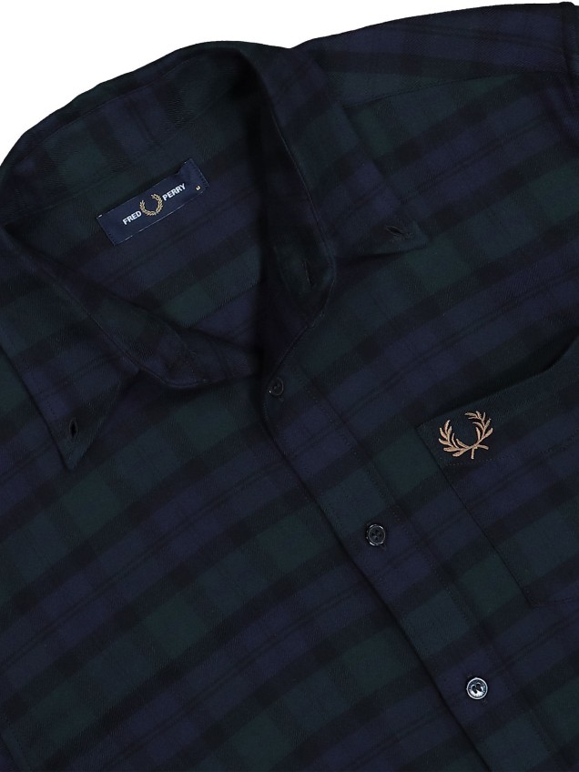 Camisa com Padrão Xadrez M1735