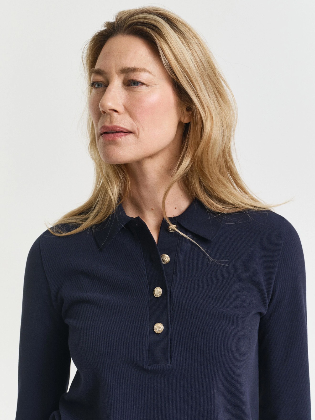 Polo Piqué de Manga Comprida