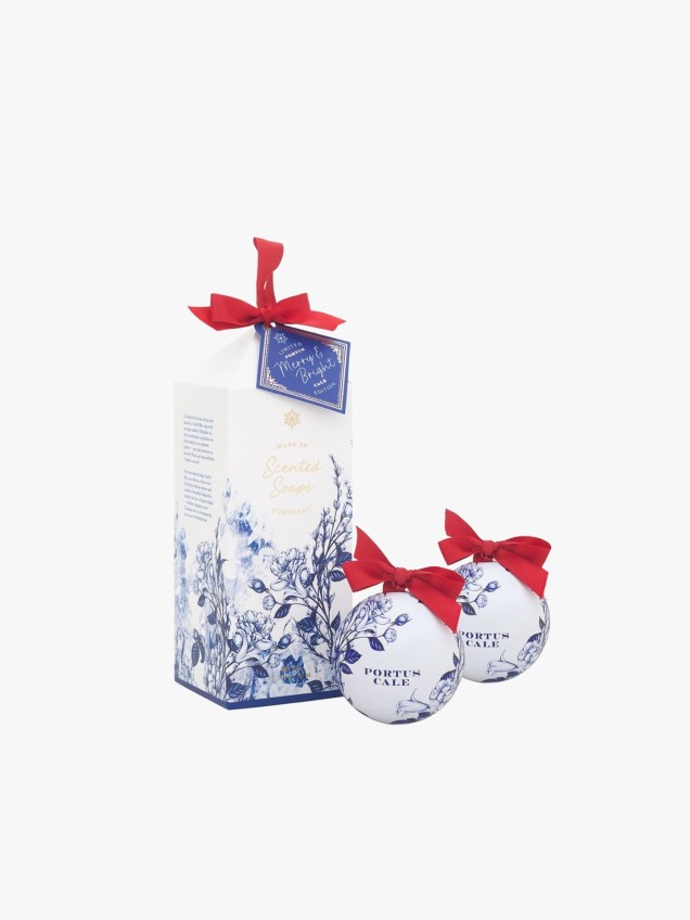 Conjunto Portus Cale Gold & Blue com 2 Sabonetes 110g