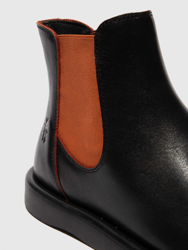 Botas Chelsea em Pele