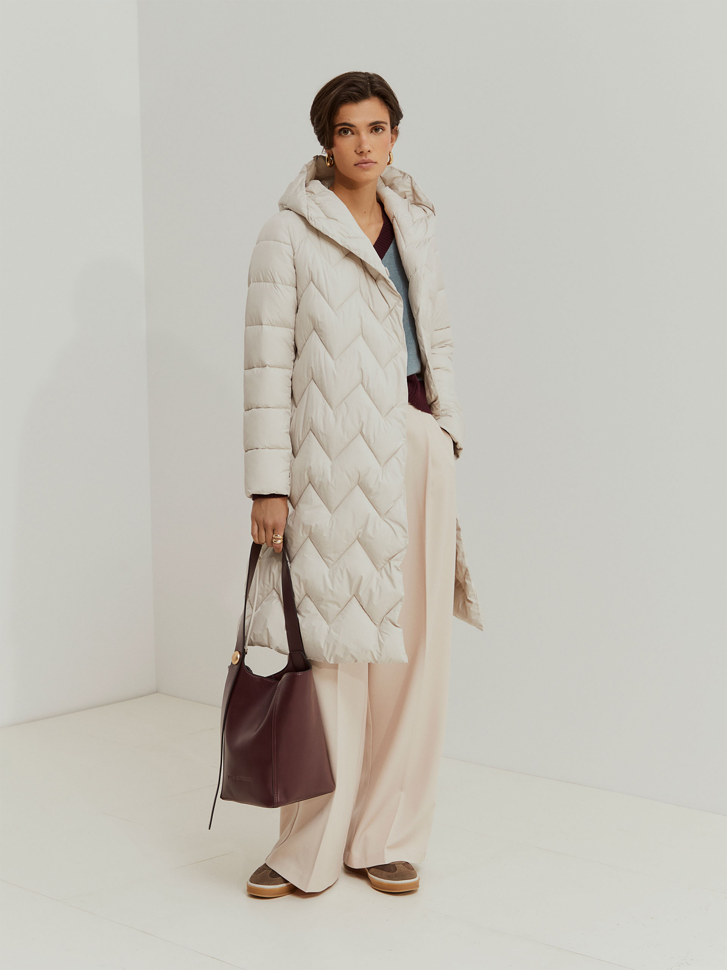 Blusão Comprido Acolchoado