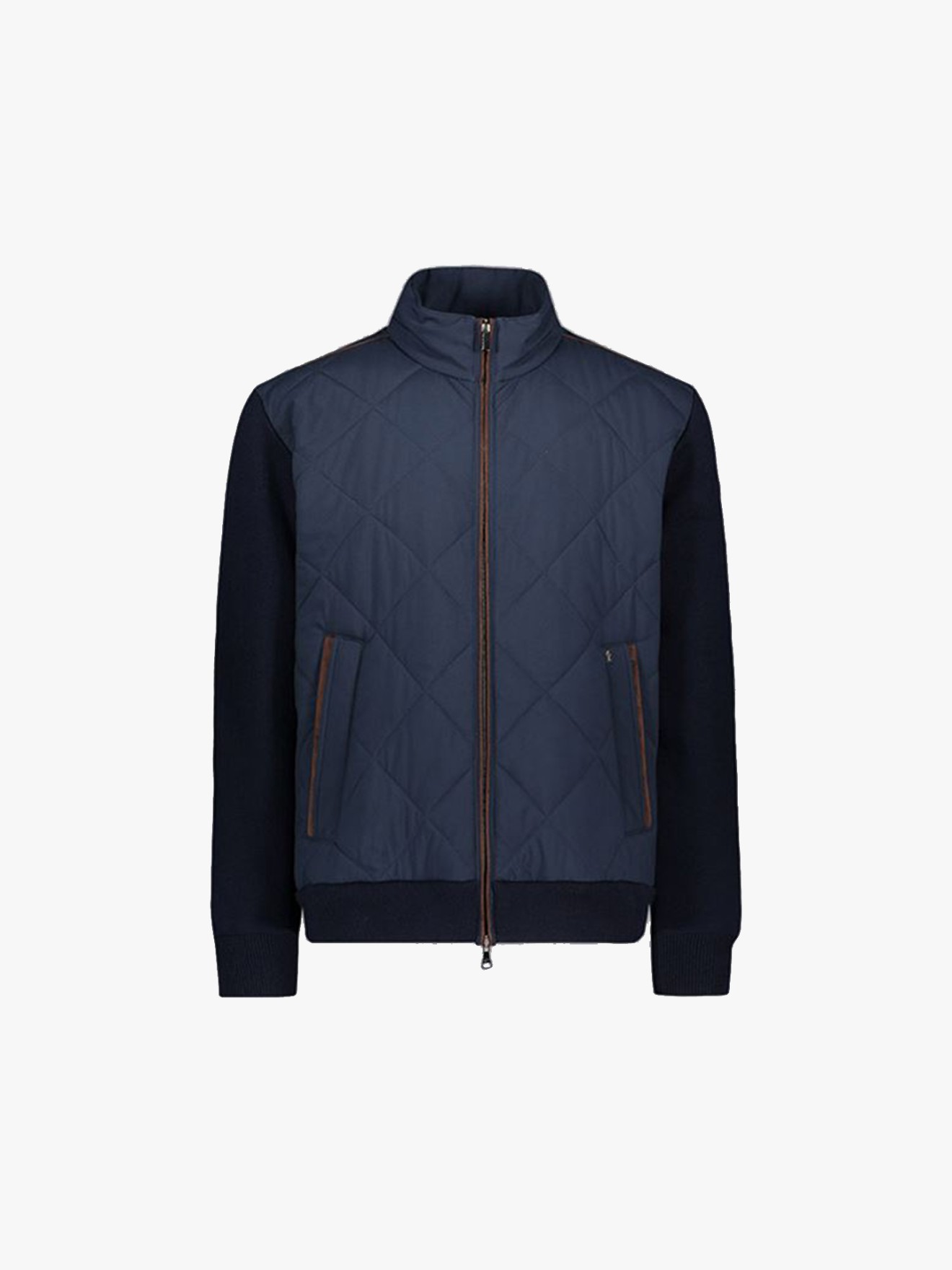 Bluso Combinado com Gola Alta